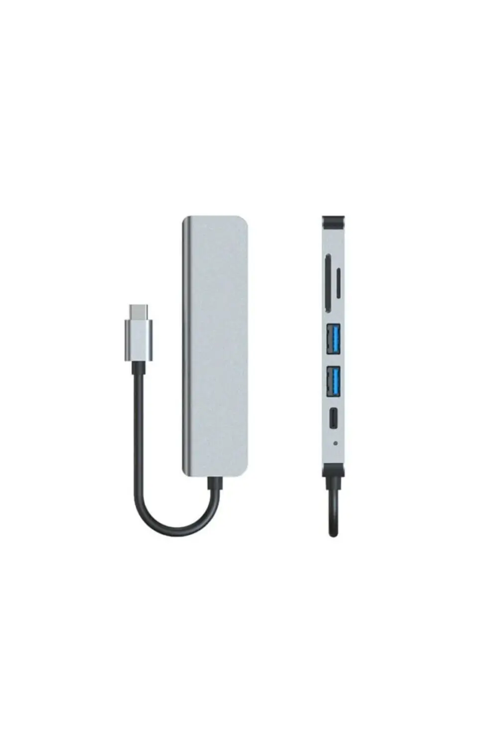 6 In 1 Type-c 3.1 Usb-c To Hdmı / 2 Usb 3.0 / Usb-c Pd / Sd / Tf