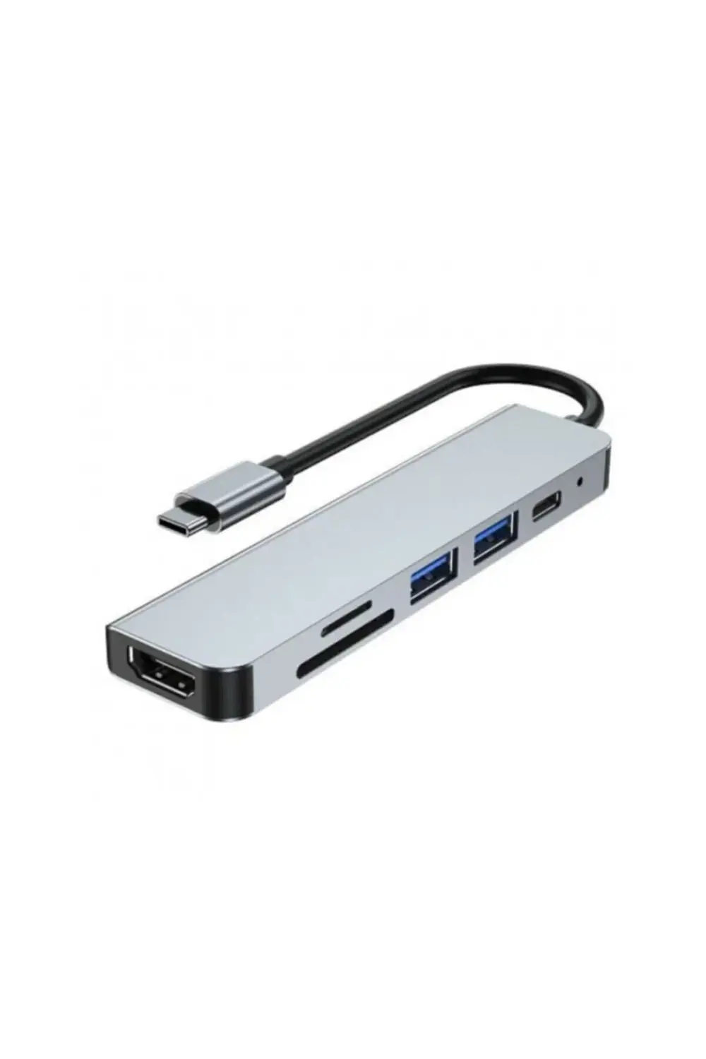 6 In 1 Type-c 3.1 Usb-c To Hdmı / 2 Usb 3.0 / Usb-c Pd / Sd / Tf