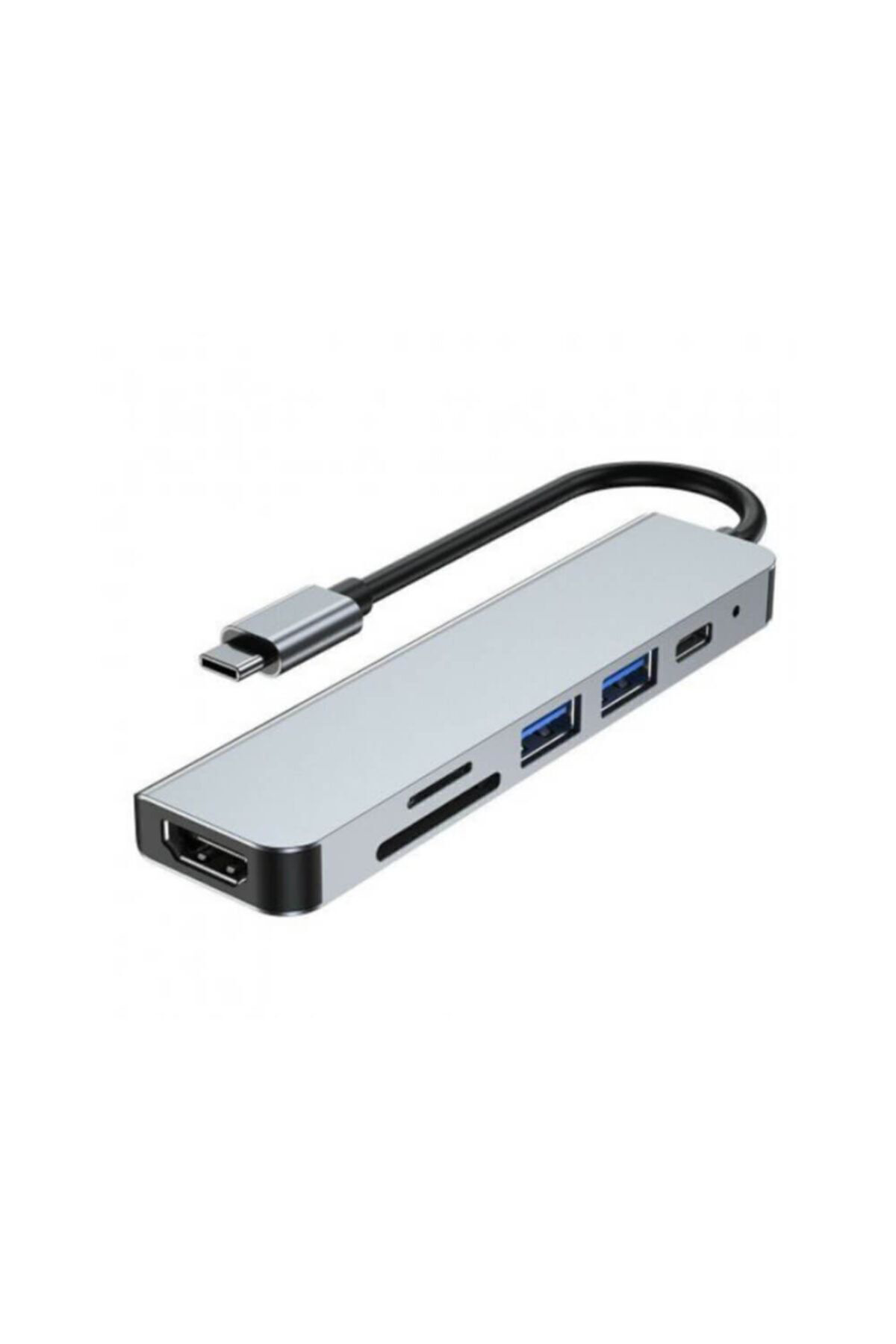 6 In 1 Type-c 3.1 Usb-c To Hdmı / 2 Usb 3.0 / Usb-c Pd / Sd / Tf