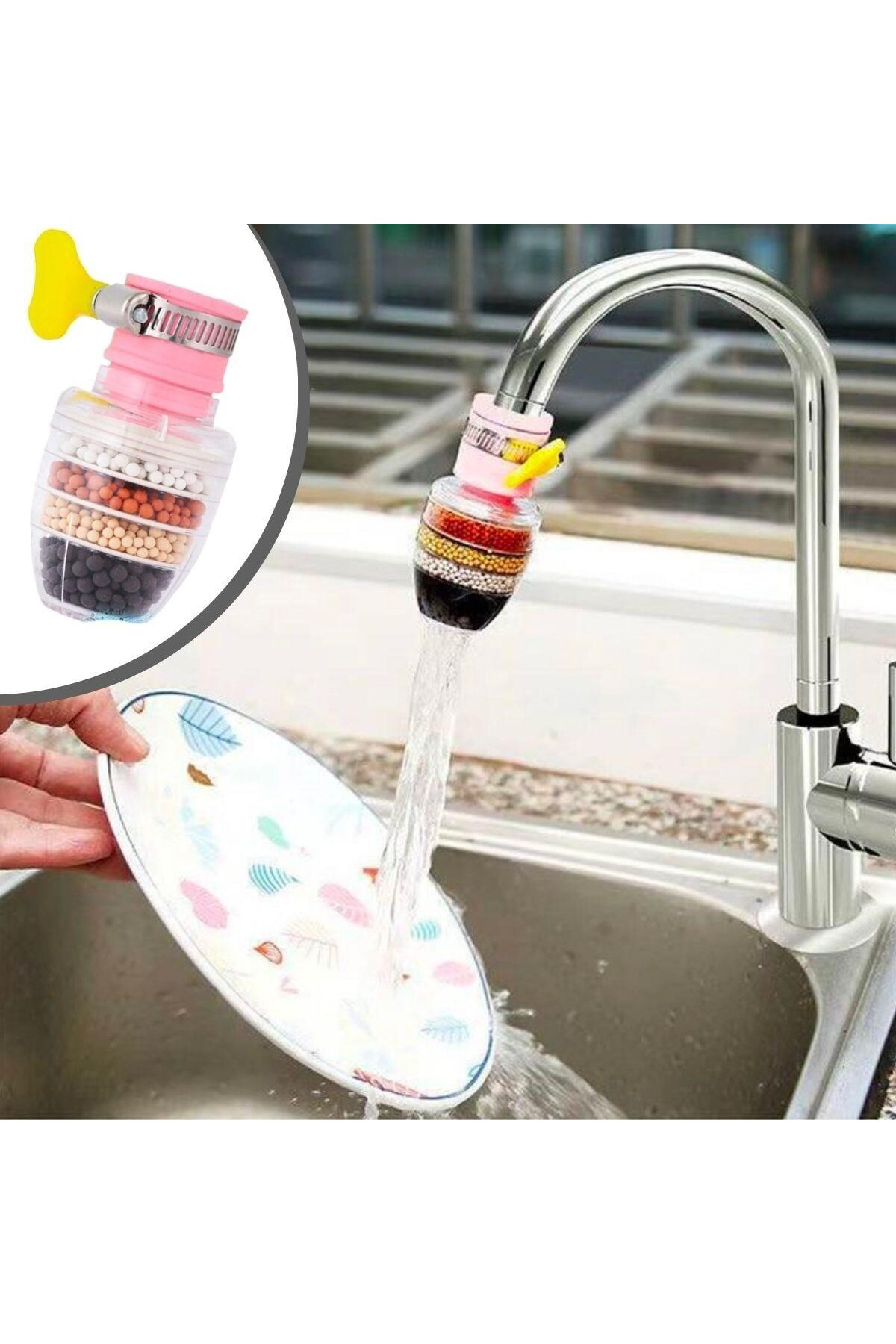 ® 6 Katmanlı Musluk Ucu Filtreli Su Tasarruflu Hijjenik Musluk Ba