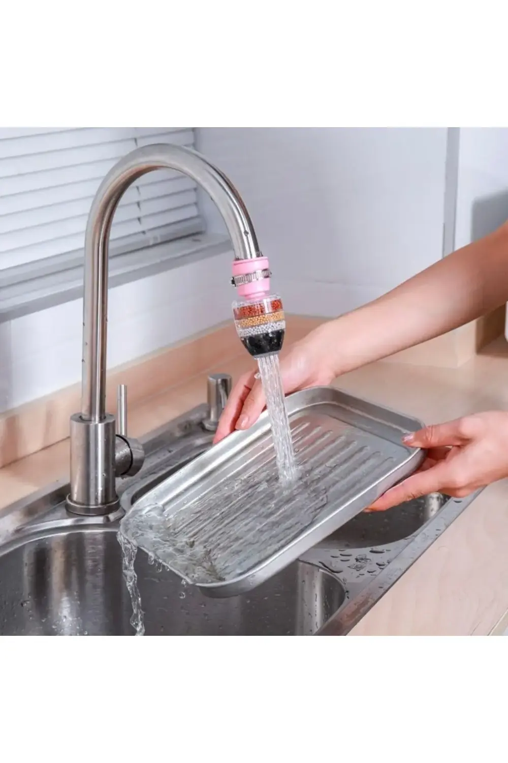 ® 6 Katmanlı Musluk Ucu Filtreli Su Tasarruflu Hijjenik Musluk Ba ® 6 Katmanlı Musluk Ucu Filtreli Su Tasarruflu Hijjenik Musluk Ba