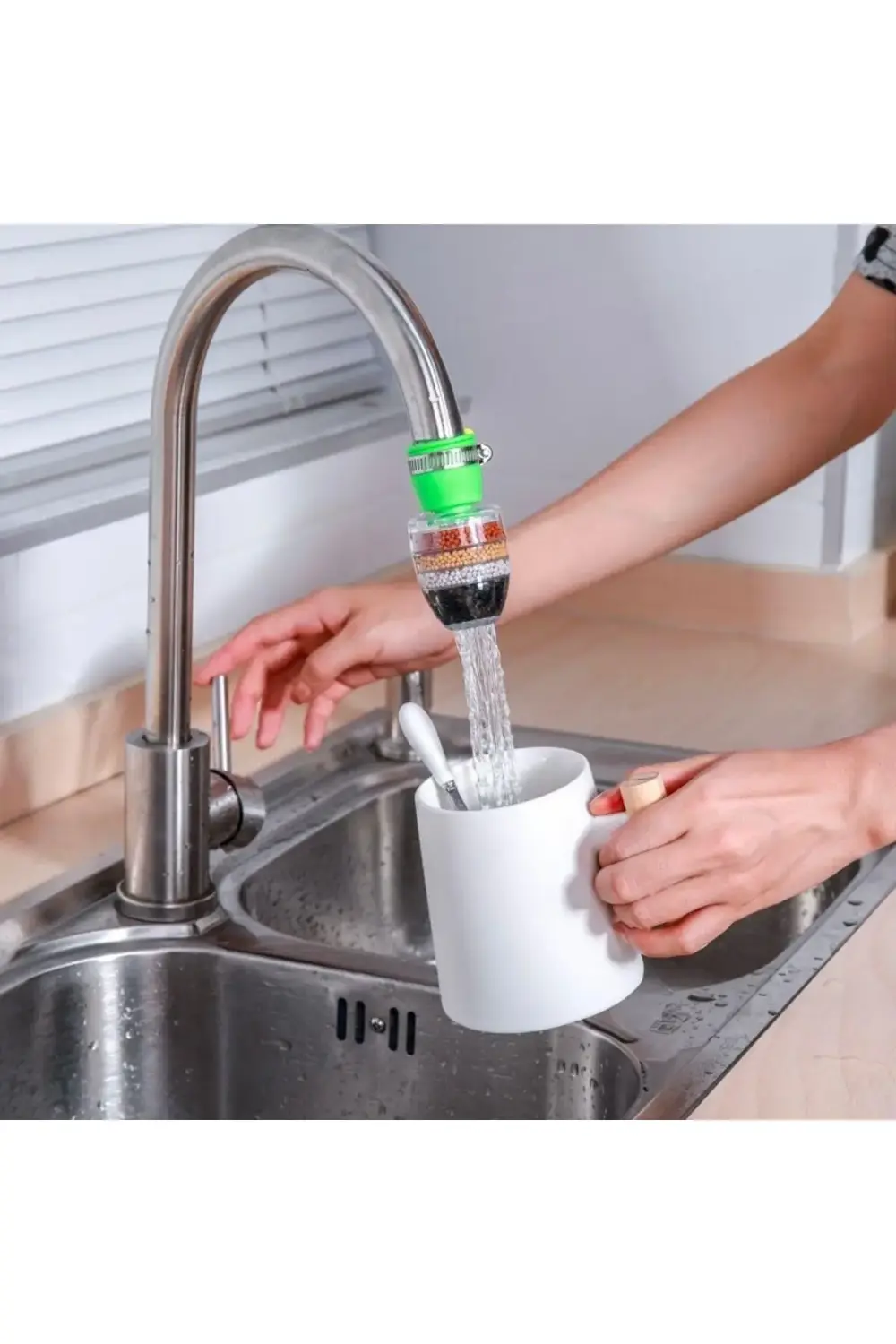 ® 6 Katmanlı Musluk Ucu Filtreli Su Tasarruflu Hijjenik Musluk Ba ® 6 Katmanlı Musluk Ucu Filtreli Su Tasarruflu Hijjenik Musluk Ba