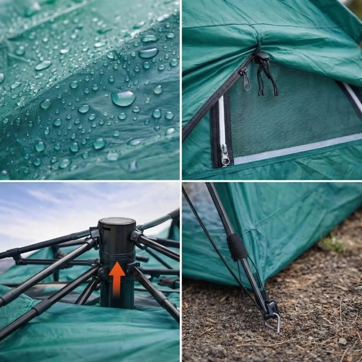 6 kişilik Otomatik Kamp Çadırı – Çift Katmanlı, Suya Dayanıklı, Hızlı Kurulum Outdoor Aile Ve Doğa Çadırı 200x250x150 Cm Bx40 Fiyatı, Yorumları ve Özellikleri