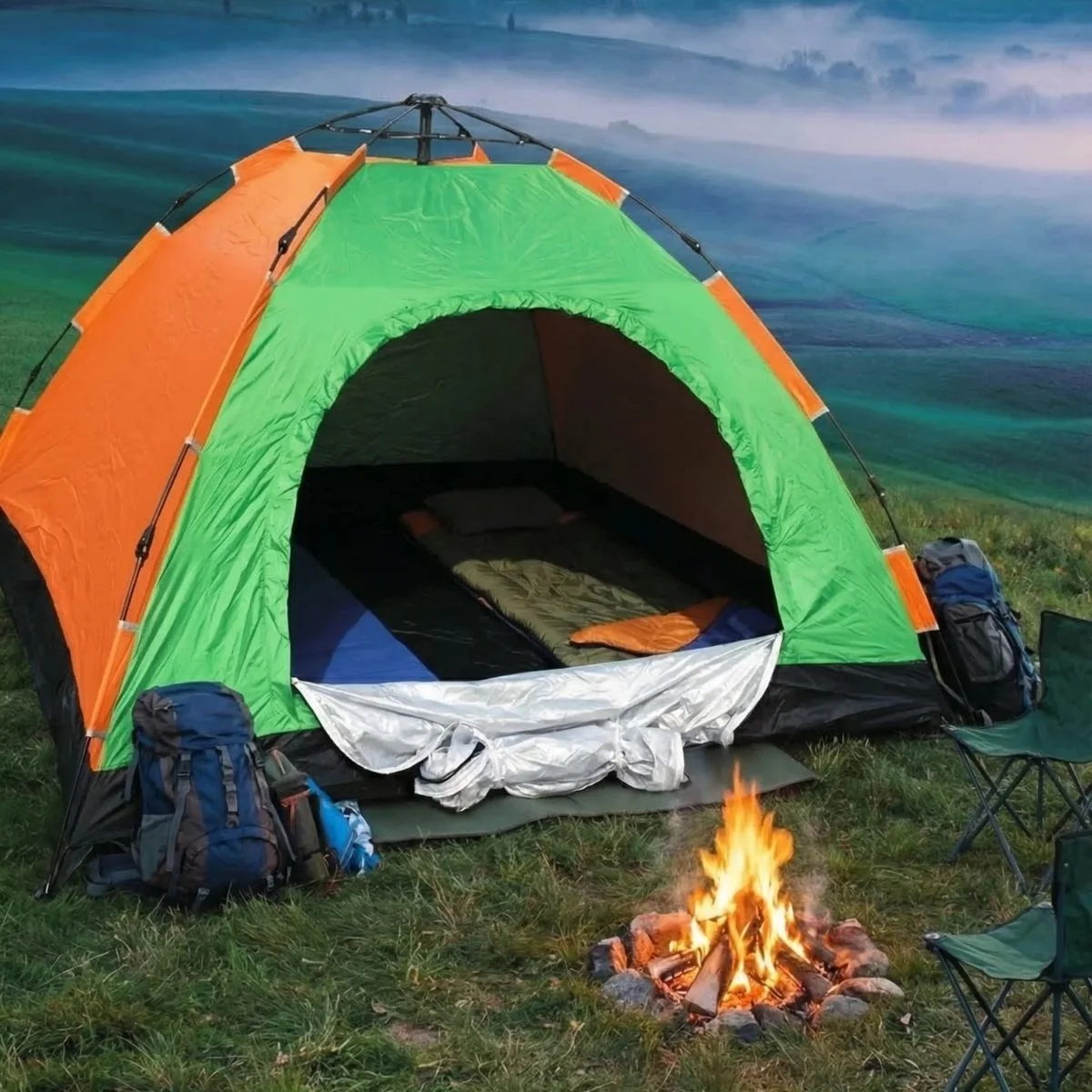 6 Kişilik Otomatik Kurulum Kamp Çadırı – Outdoor Aile, Doğa, Suya Dayanıklı Hızlı Kurulum Çadır 220x250x160 Cm Bx40 Fiyatı, Yorumları ve Özellikleri