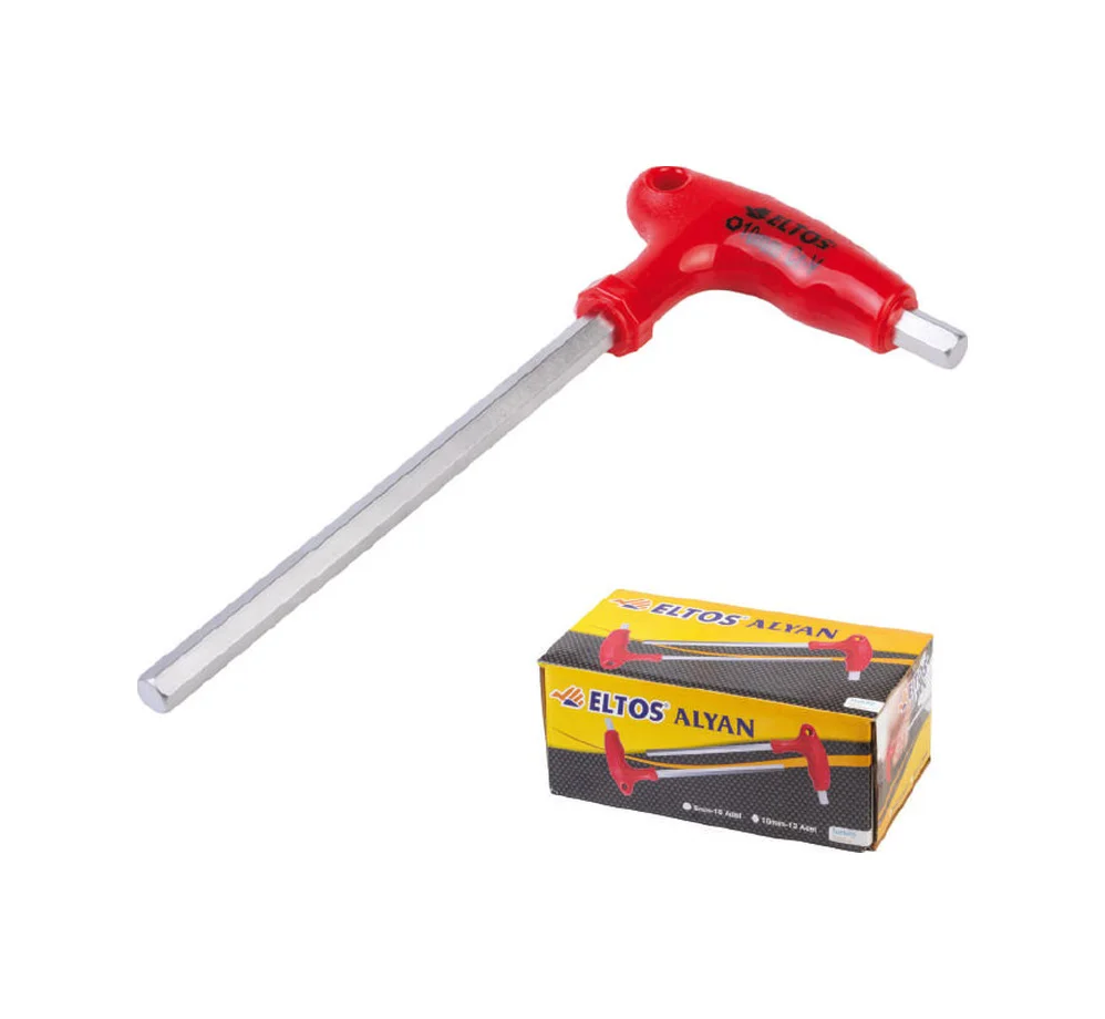 6 Köşe T Tipi Alyan 8 Mm