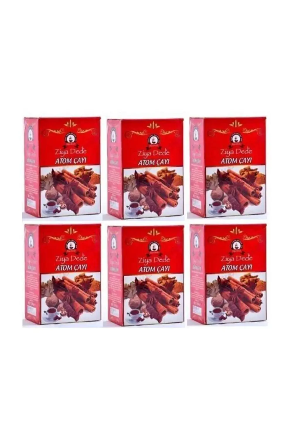 Ziyadede 6 Kutu Ziya Dede Atom Çayı 150Gr. X 6 Kış Çayı
