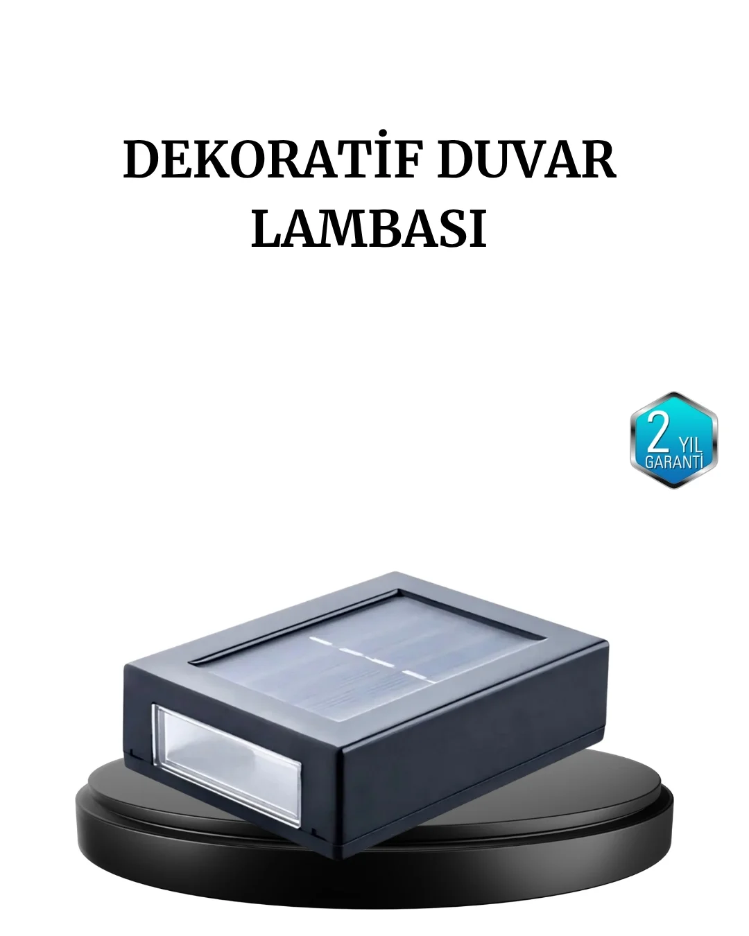 6 LED Güneş Enerjili Sensörlü Lamba – Akıllı Işık Sensörlü, Enerj