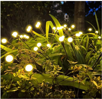 İhtiyaçavm 6 Led'li Güneş Enerjili Bahçe Çiti Aydinlatma Lamba (Sari)