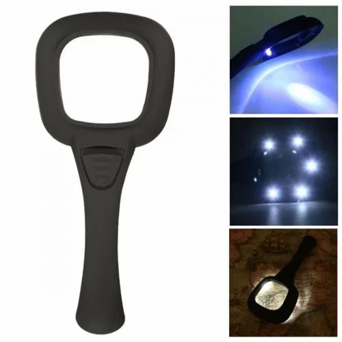 6 LED'li Mor Işıklı Büyüteç 60mm – Sahte Para Kontrolü & Okuma Büyüteci Fiyatı, Yorumları ve Özellikleri