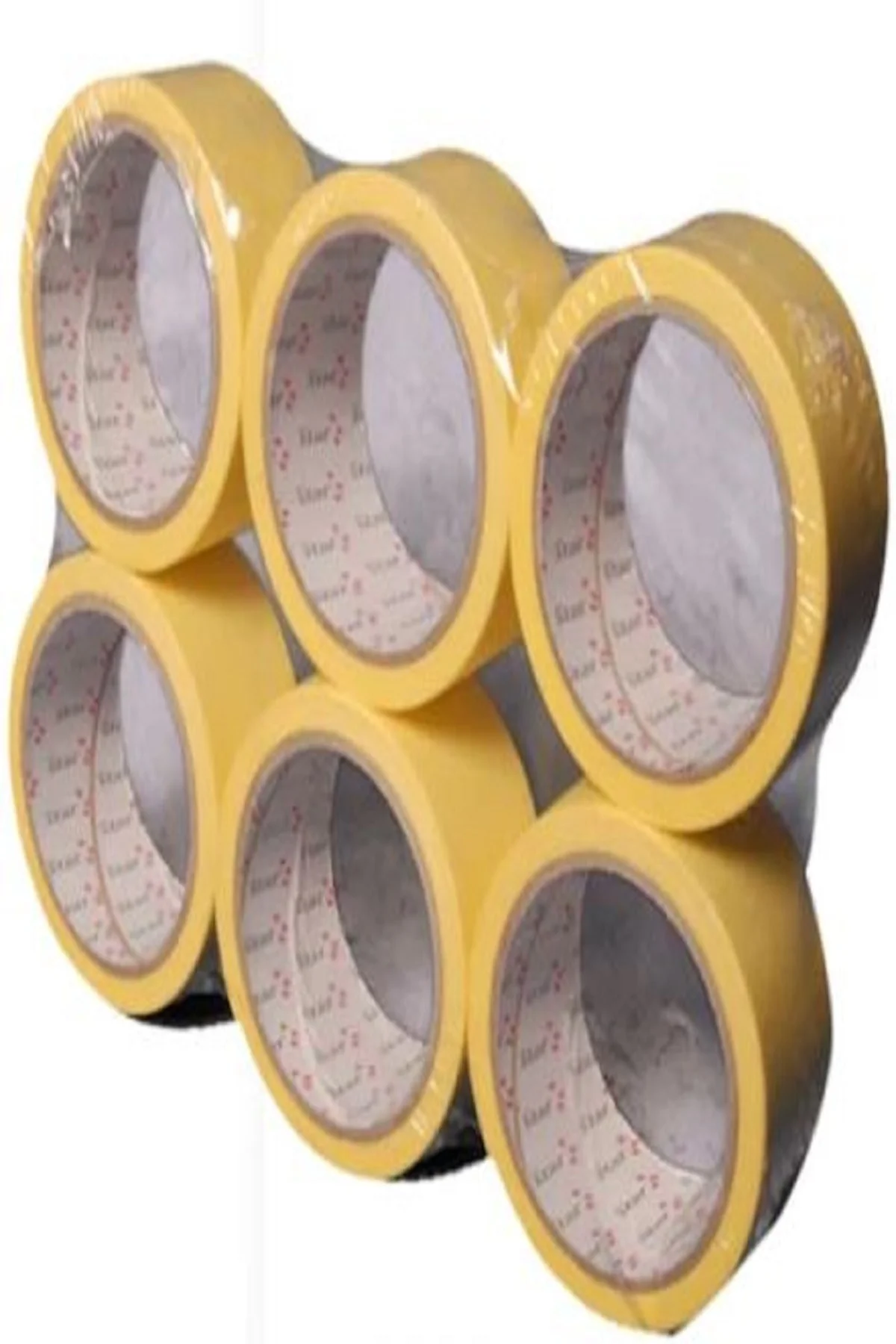 6 Lı 48mm Kağıt Bant Maskeleme Bandı