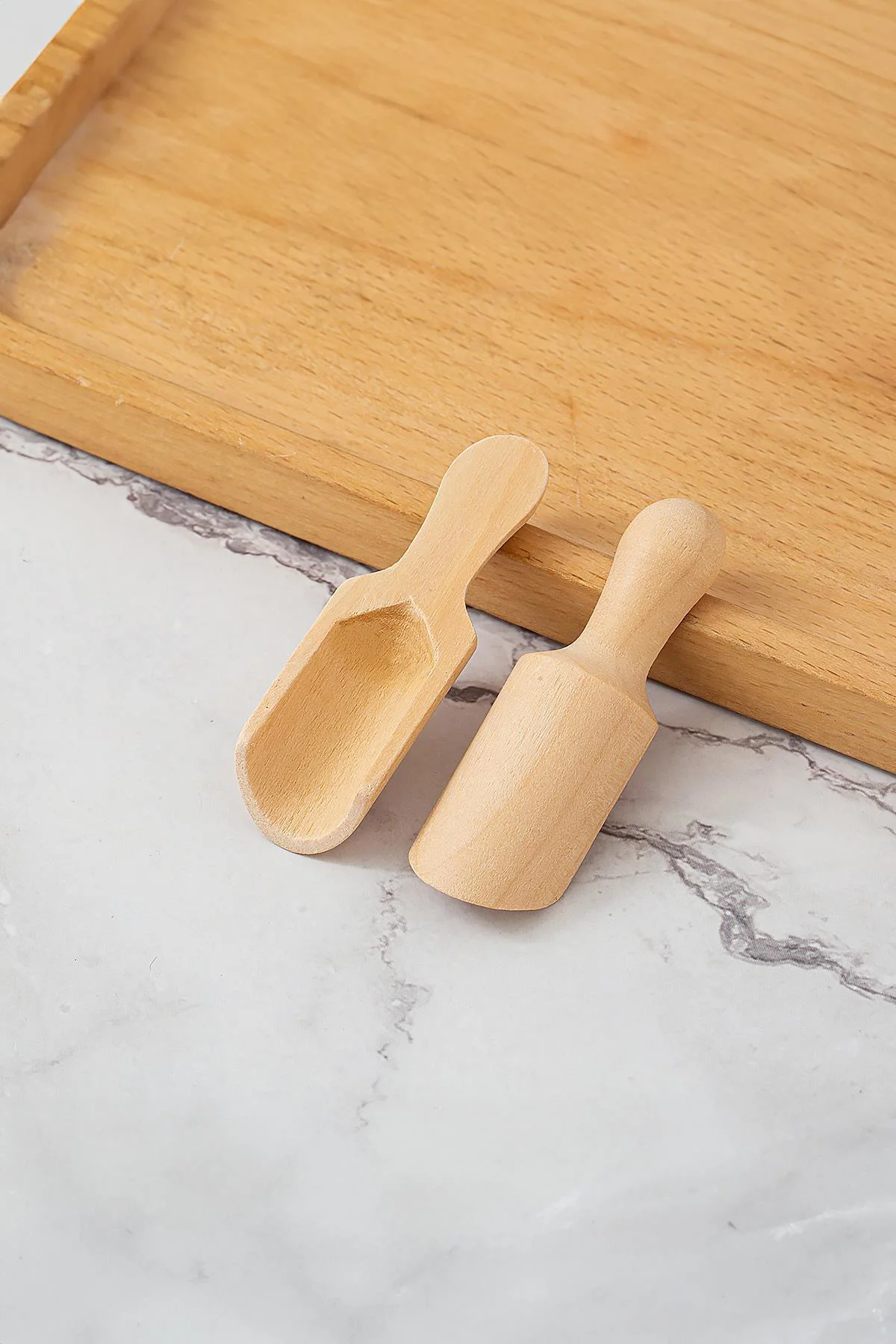 6 lı Ahşap Baharat Kaşığı