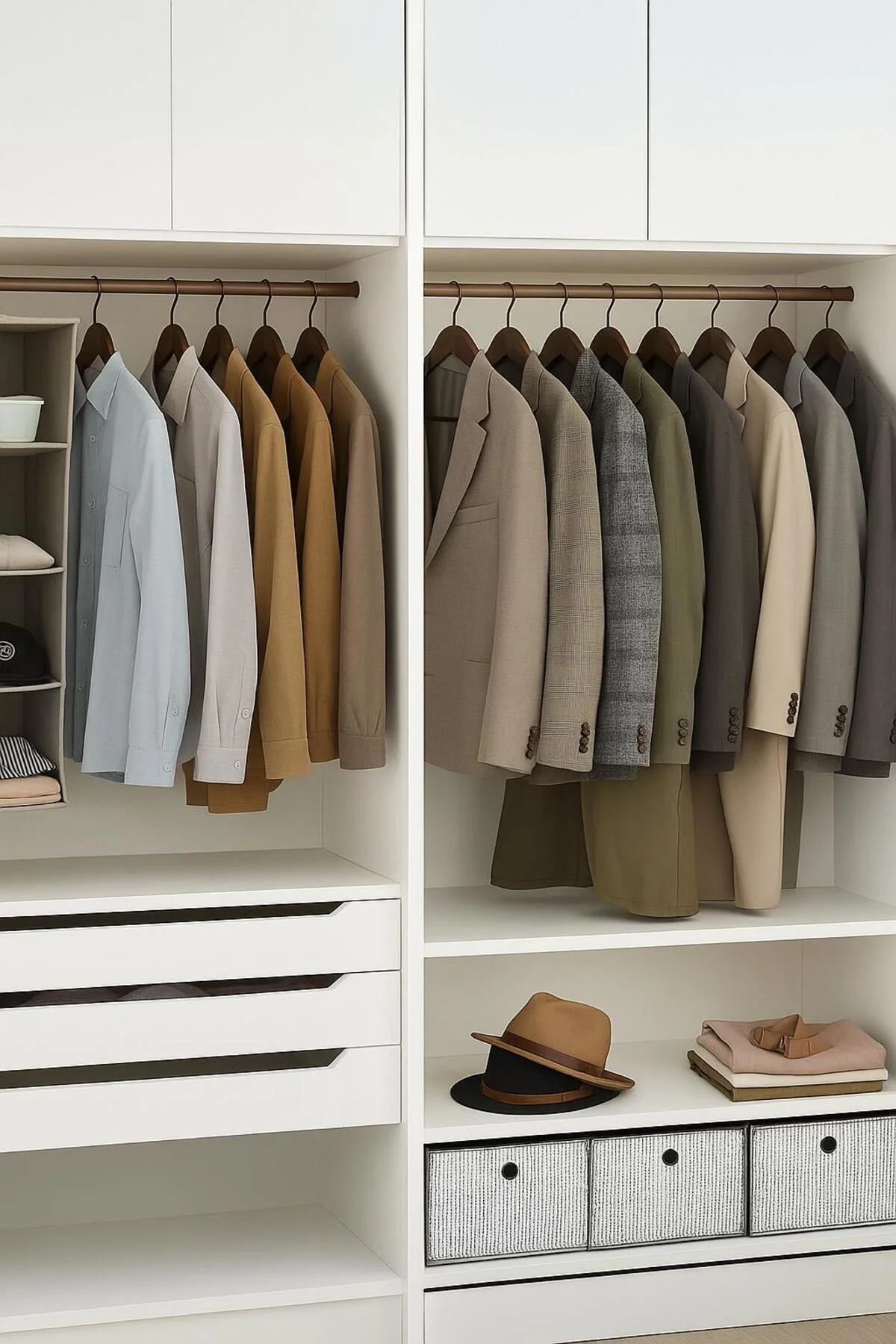 6 lı Ahşap Görünümlü Askı Kahve 44 cm