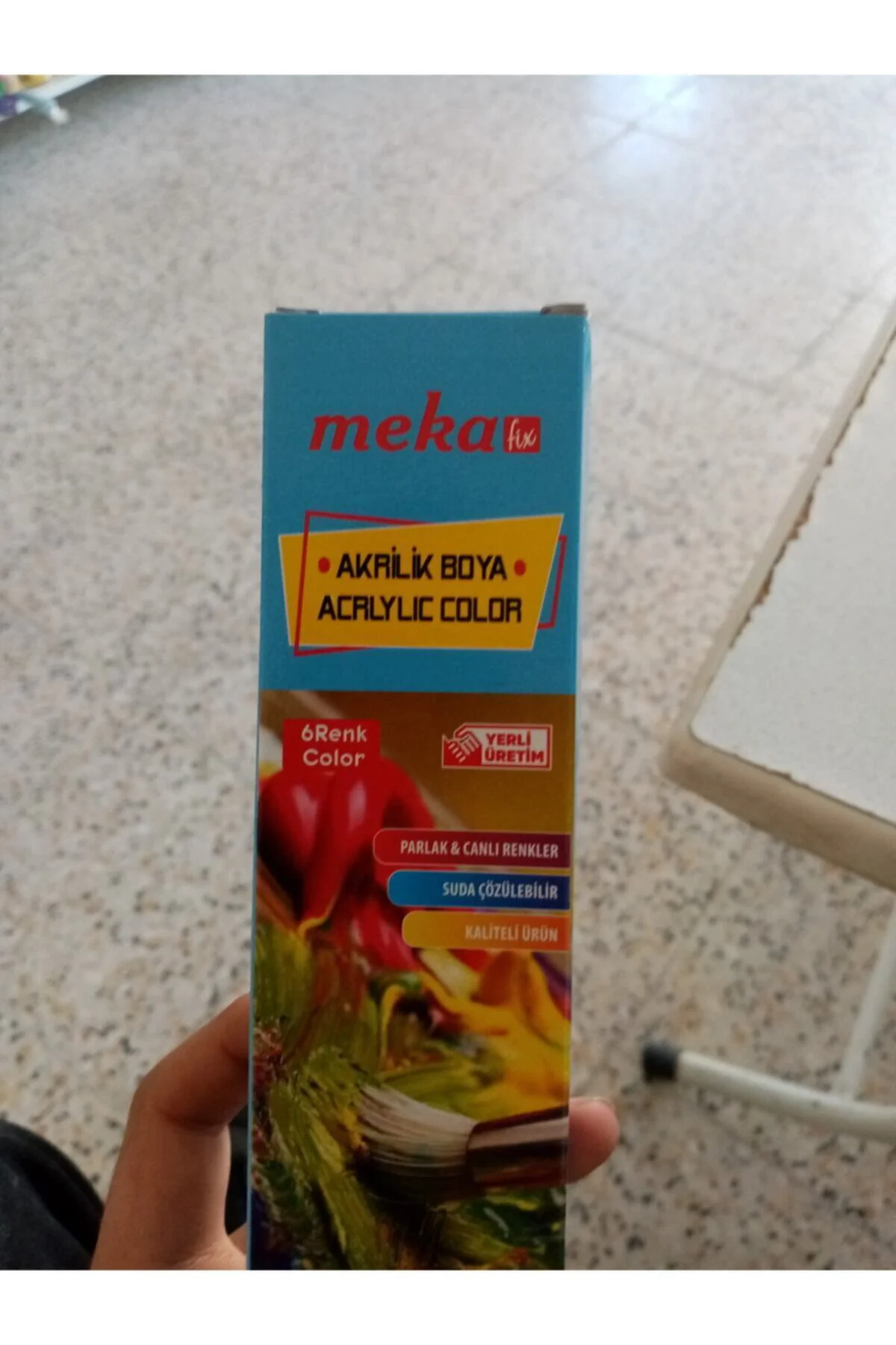 6 Lı Akrilik Boya
