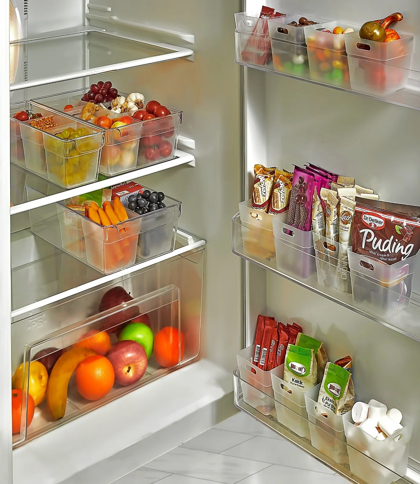 6 Lı Buzdolabı İçi Mini Düzenleyici Kutu Organizer - Buzdolabı Kapak Düzenleyici Fiyatı, Yorumları ve Özellikleri
