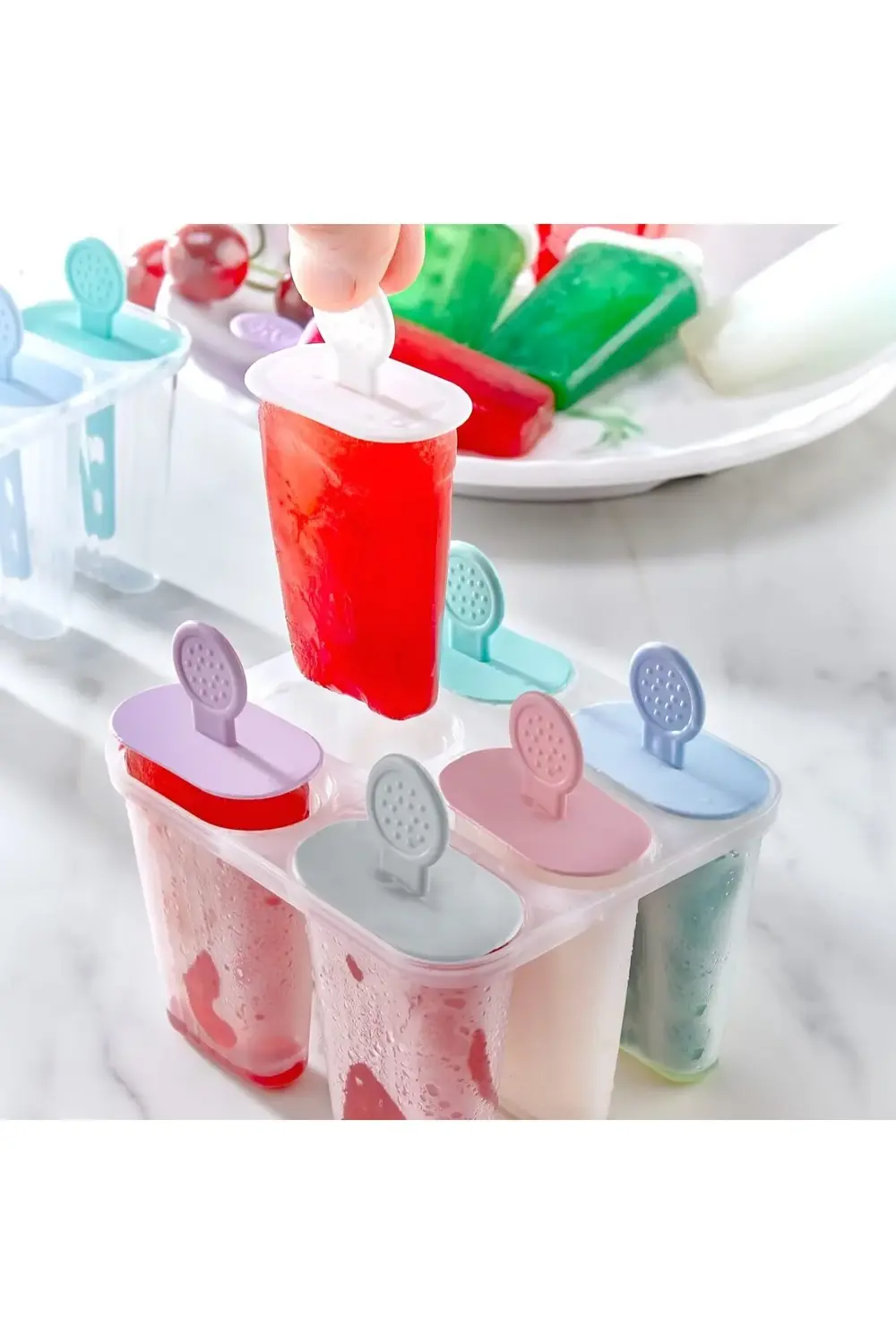 6 lı Dondurma Kalıbı Meybuz Plastlife KP-158