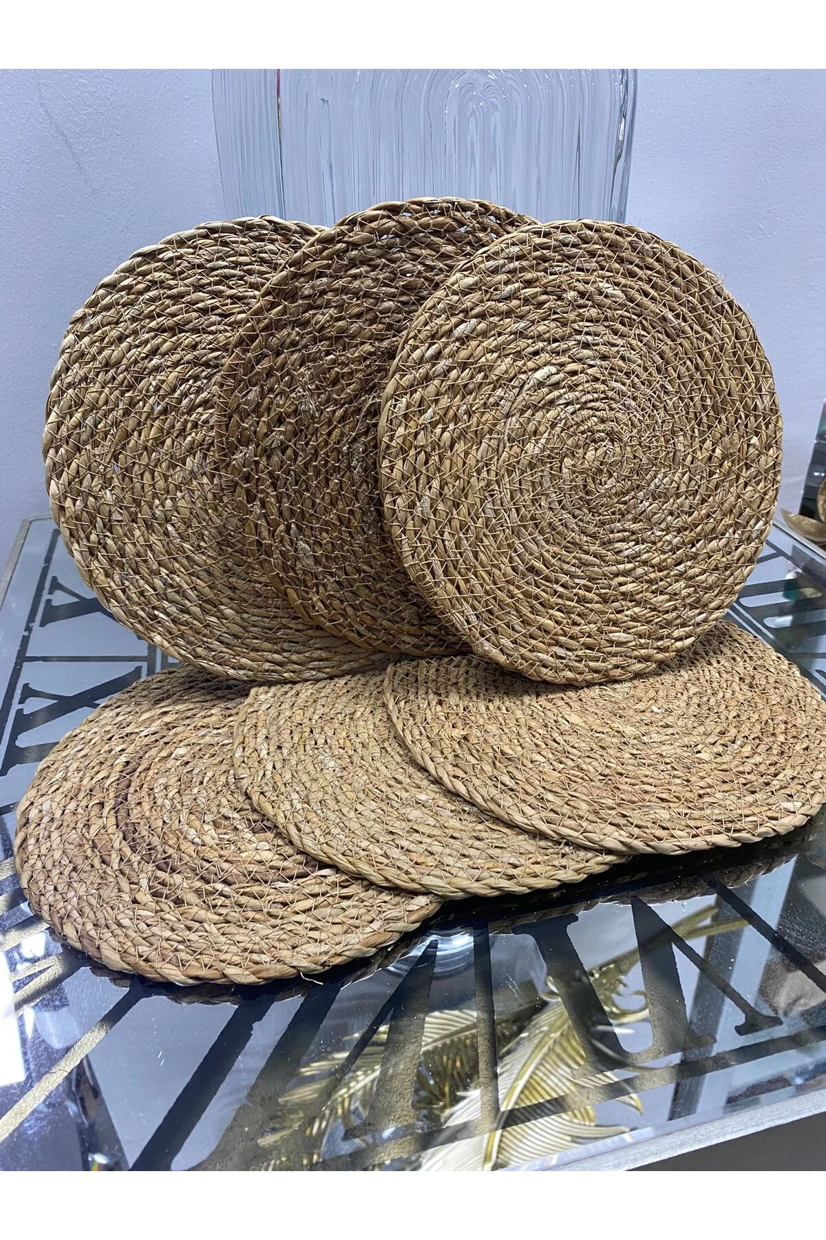 6 Lı Hasır Nihale Çaydanlık Altı 20cm