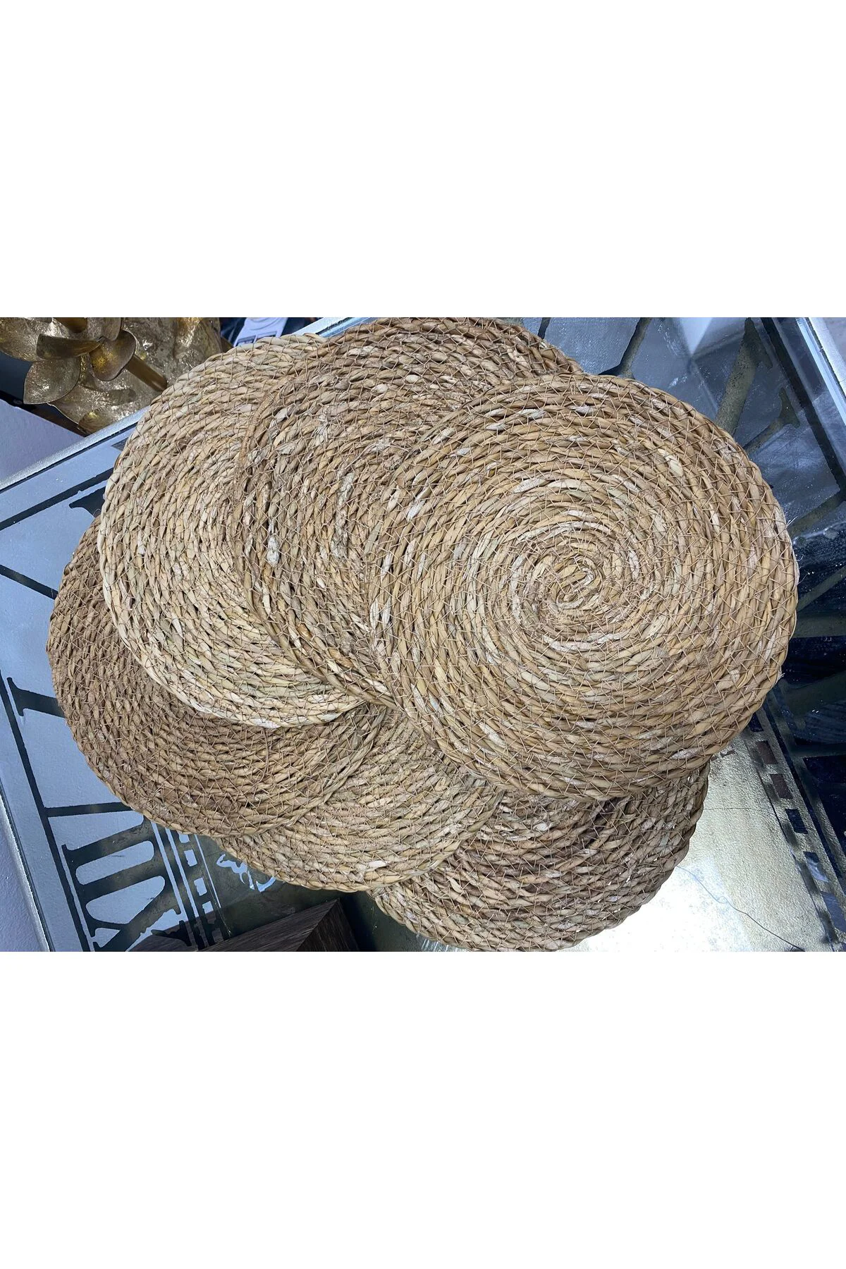 6 Lı Hasır Nihale Çaydanlık Altı 20cm