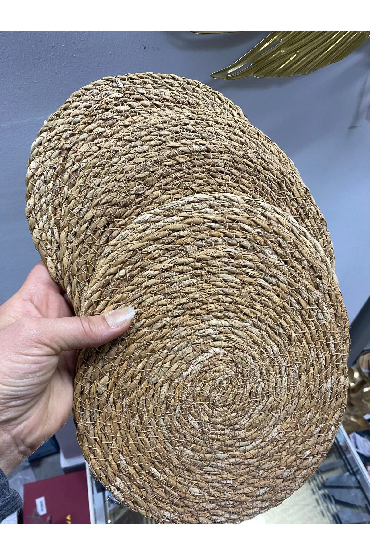 6 Lı Hasır Nihale Çaydanlık Altı 20cm
