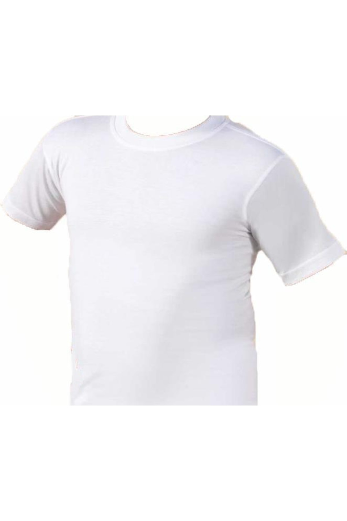 6 Lı Paket E003 Erkek Çocuk Kapalı Yaka Kısa Kol Atlet