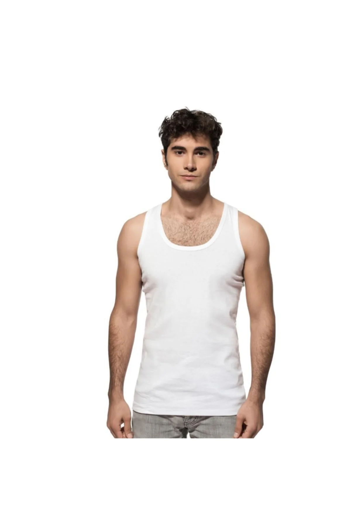 6 Lı Paket Erkek Pamuklu Ribana Atlet 0113 6 Lı Paket Erkek Pamuklu Ribana Atlet 0113