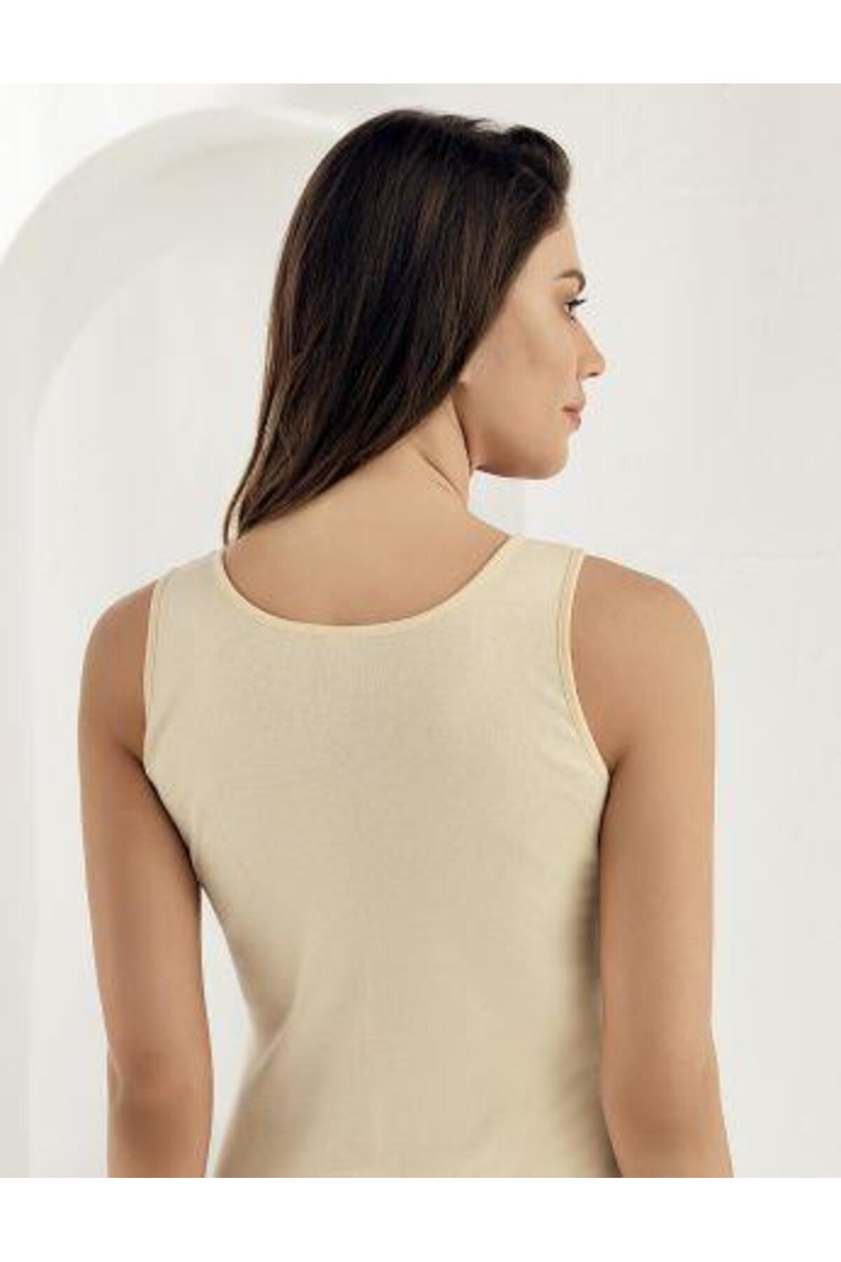 6 lı Paket Şahinler Geniş Askılı Ribana Atlet B004