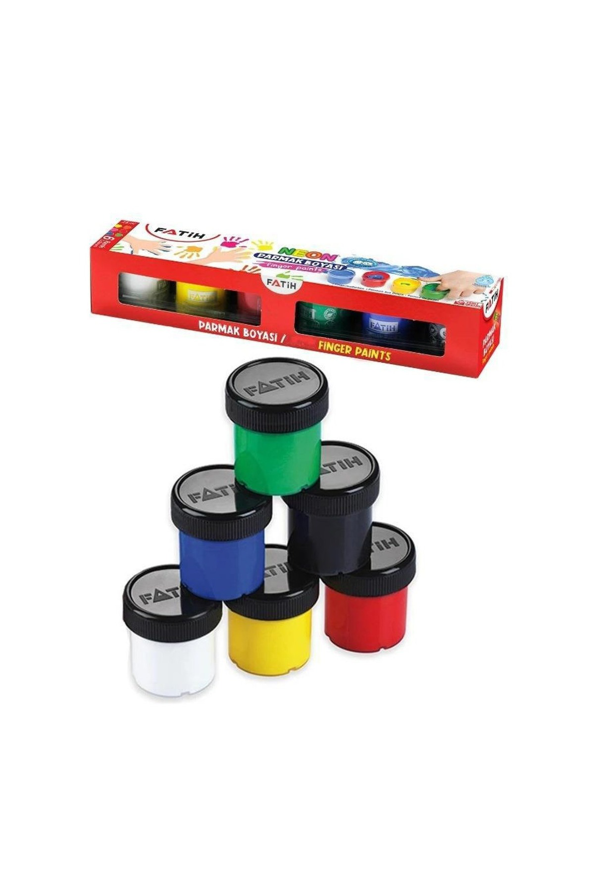 6 lı parmak boyası 6*25 ml