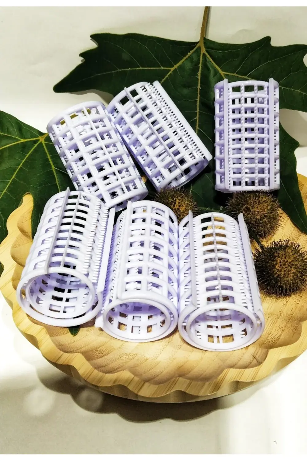 6 Lı Renkli Jumbo Lüks Saç Bigudi