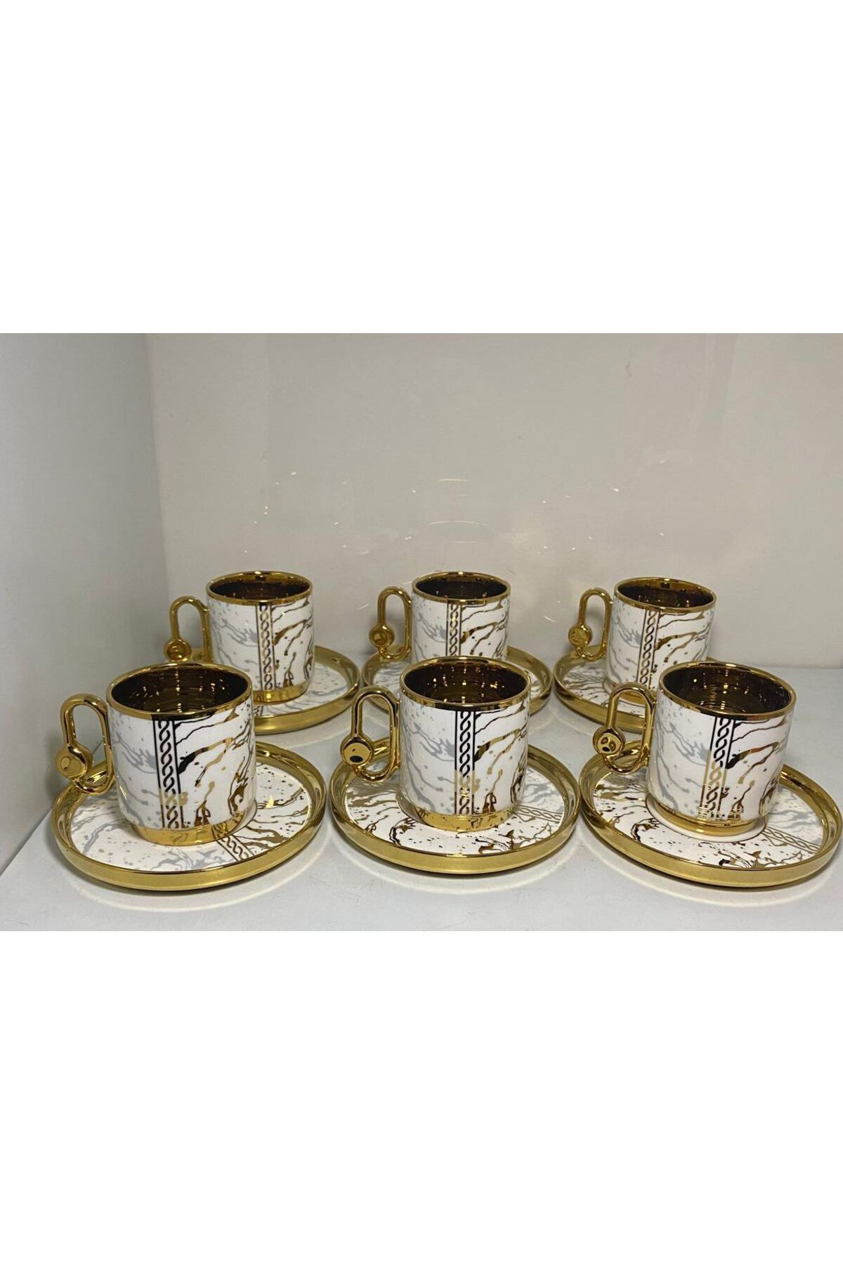 Elif Aksesuar 6 Lı Silindir Lüx Fincan Takımı (Ferguson)