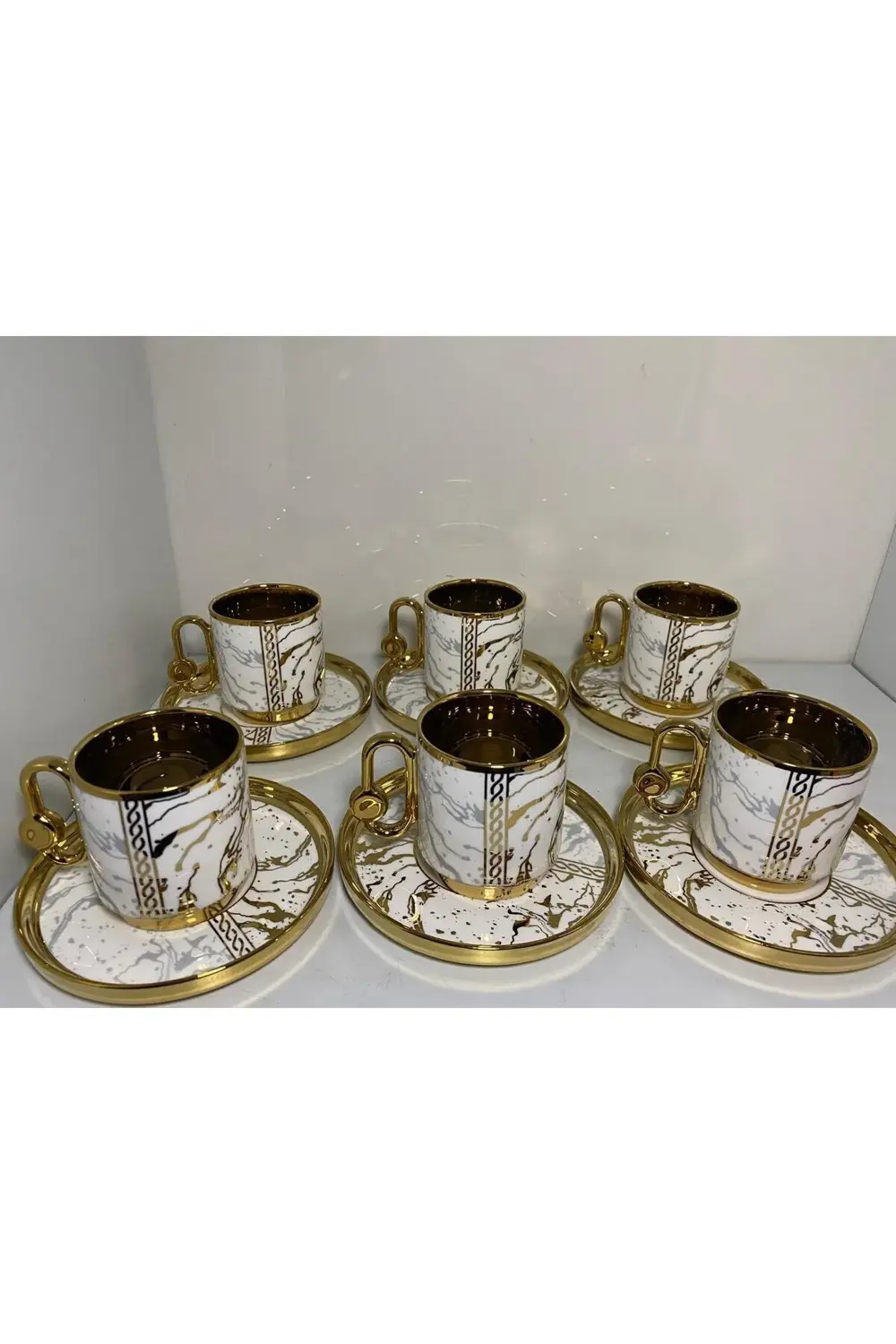 6 Lı Silindir Lüx Fincan Takımı (Ferguson)