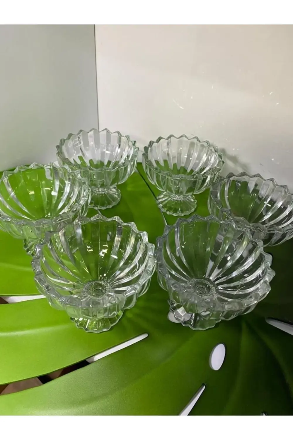 6 Lı Star Glass Cam Çerezlik Kase