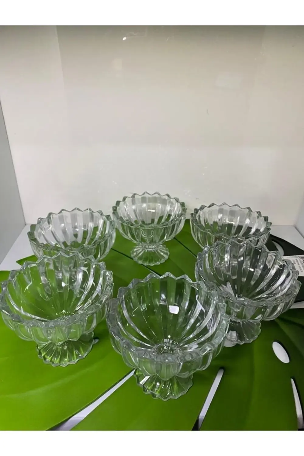 6 Lı Star Glass Cam Çerezlik Kase