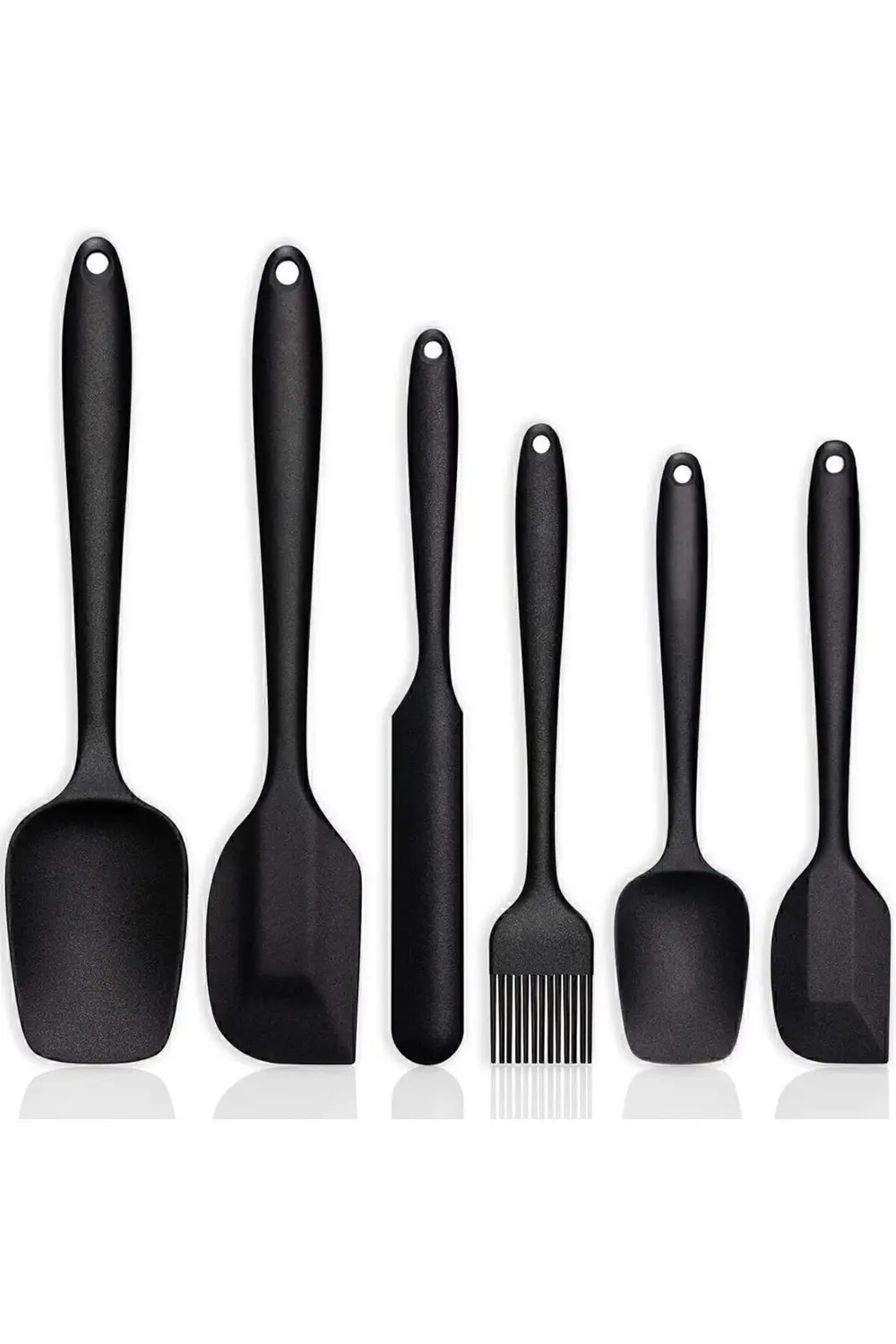 6 lı Takım Yanmaz Yapışmaz Mutfak Pasta Silikon Yumurta Fırçası K