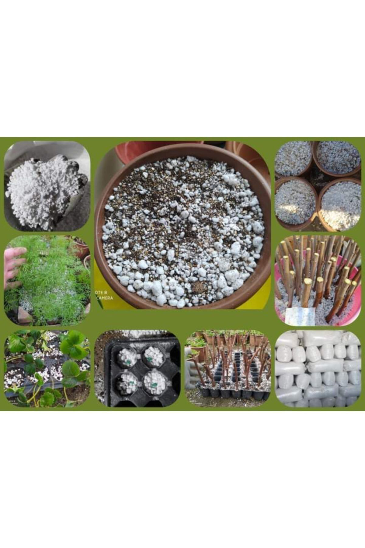 Tohumgübre 6 Litre Bitki Köklendirme Perliti Ve 50 Ml Bitki Köklendirme Horm