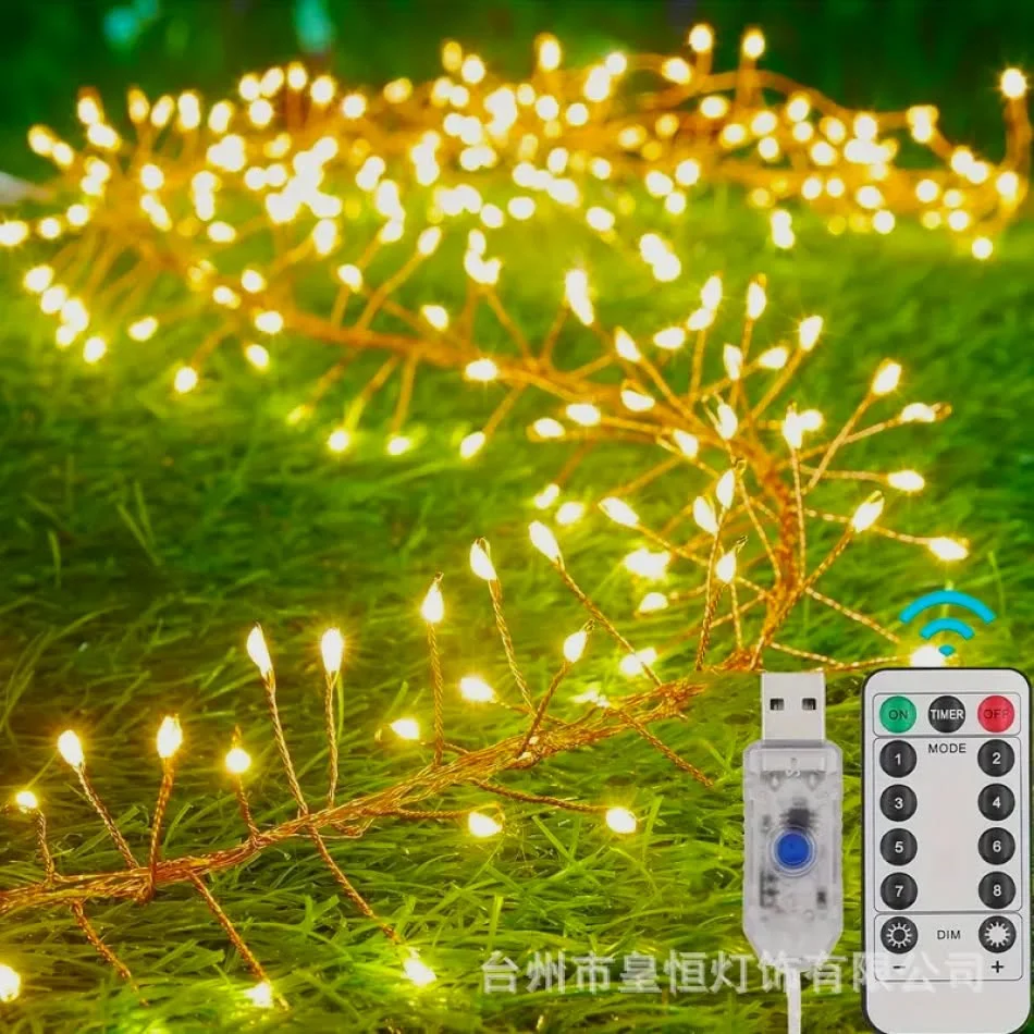 6 M 200 Led Gün Işığı Uzaktan Kumandalı 8 Modlu Usb Li