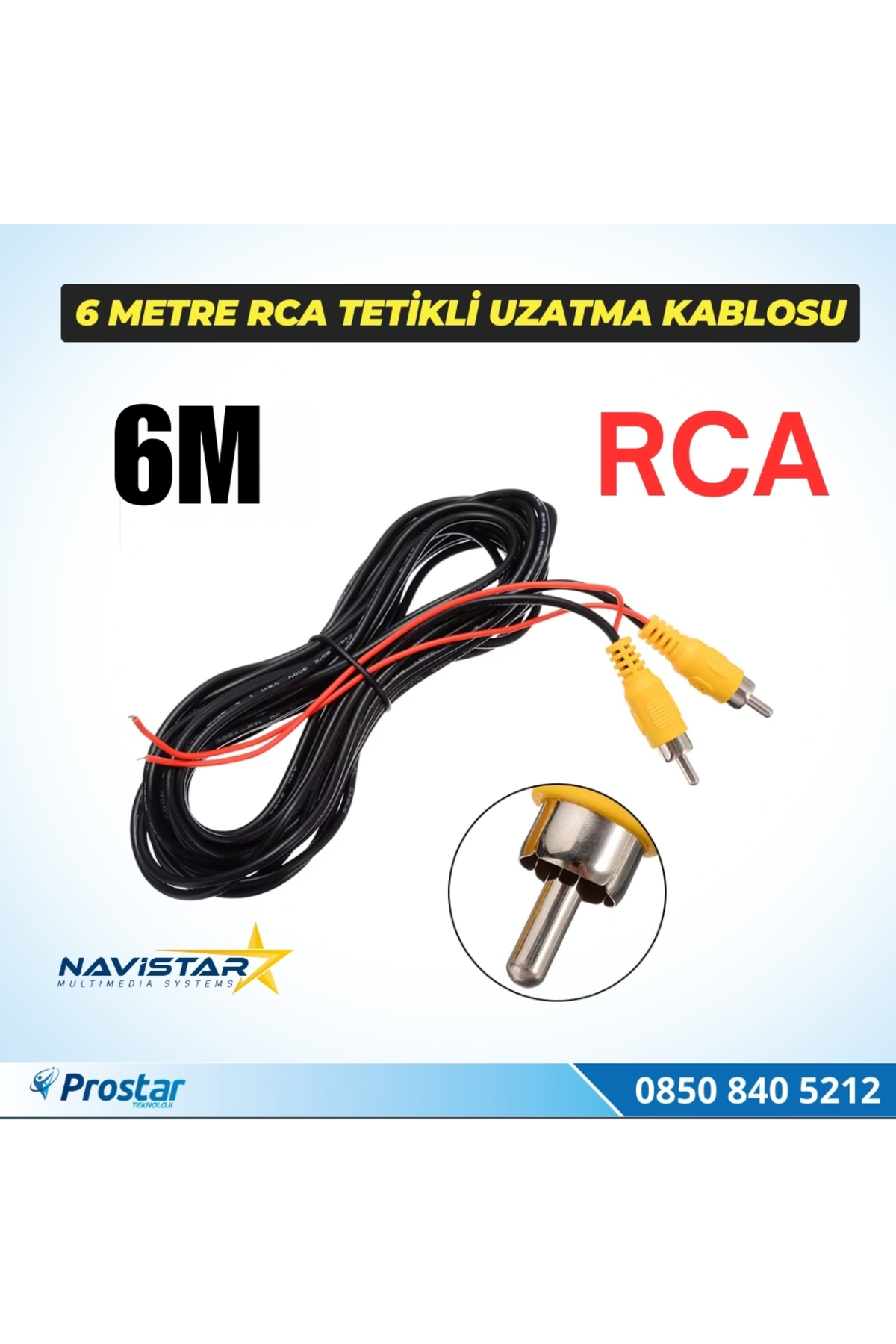 Navistar 6 Metre Rca Tetikli Uzatma Kablosu