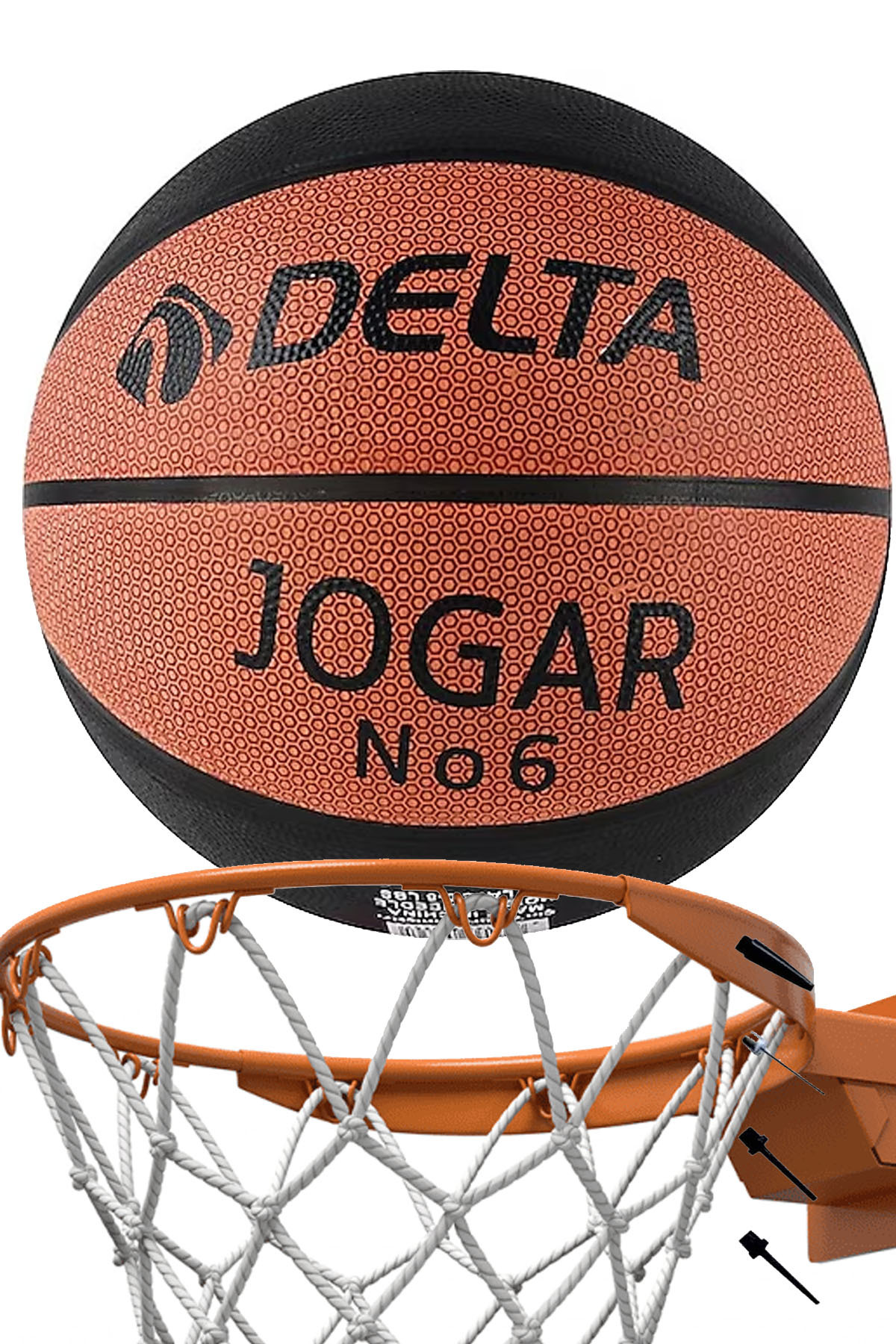 6 Numara Basketbol Topu Seti – Dayanıklı Kauçuk Yüzeyli Basket To