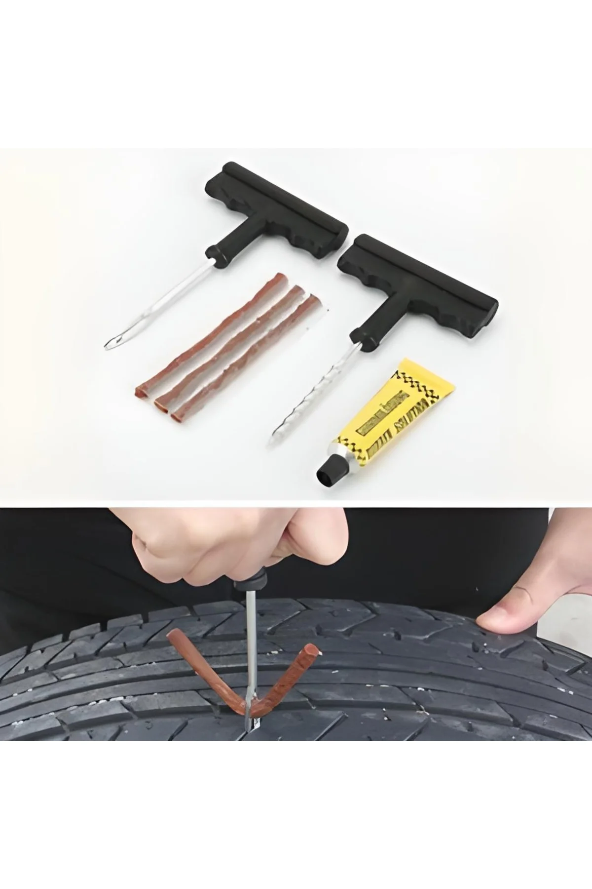 6 Parça Araba Motosiklet Otomobil Bisiklet Lastik Tamir Kiti Araç