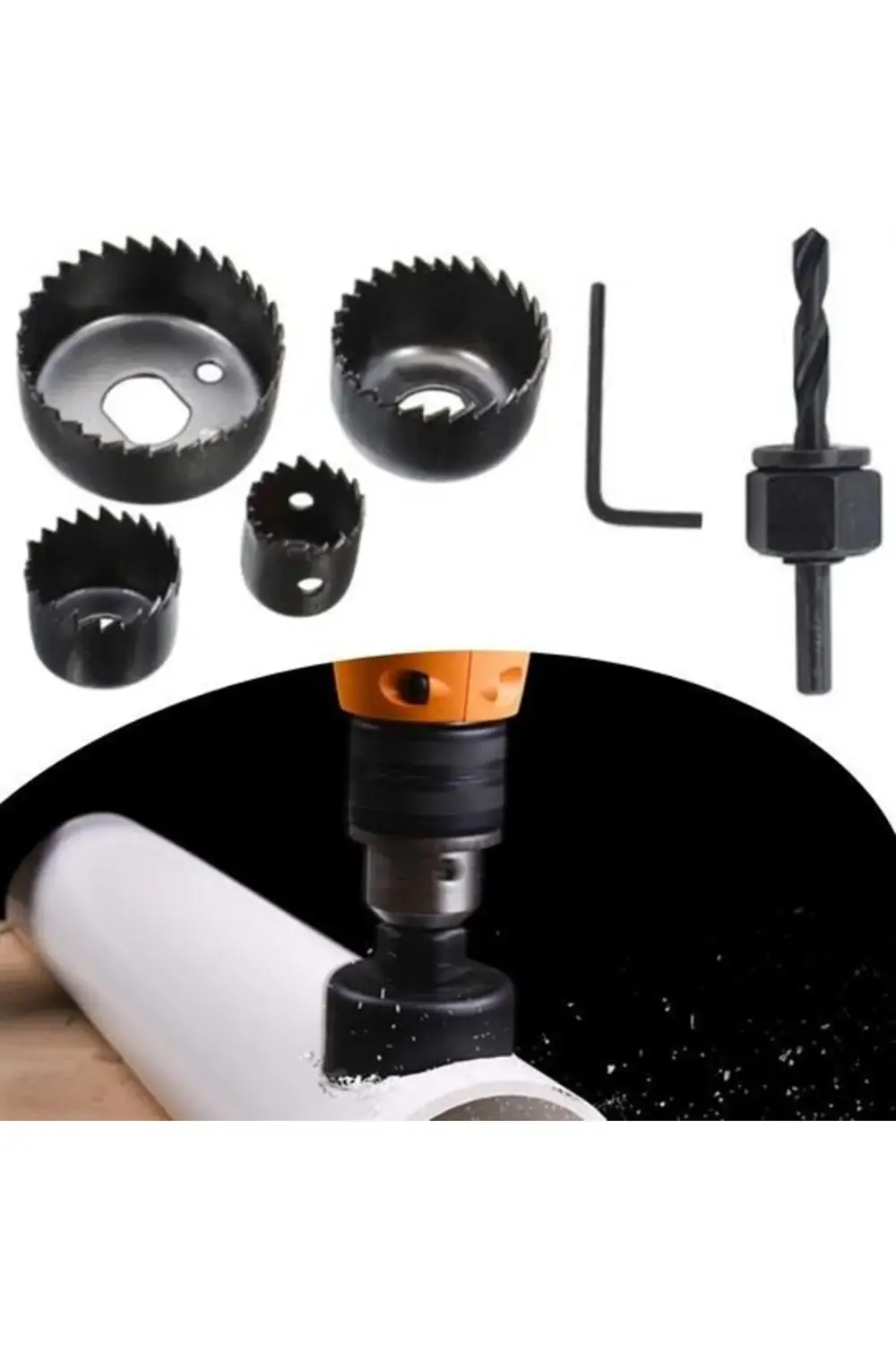 ® 6 Parça Demir Ahşap Alçıpan Delme Buat Açma Seti ® 6 Parça Demir Ahşap Alçıpan Delme Buat Açma Seti