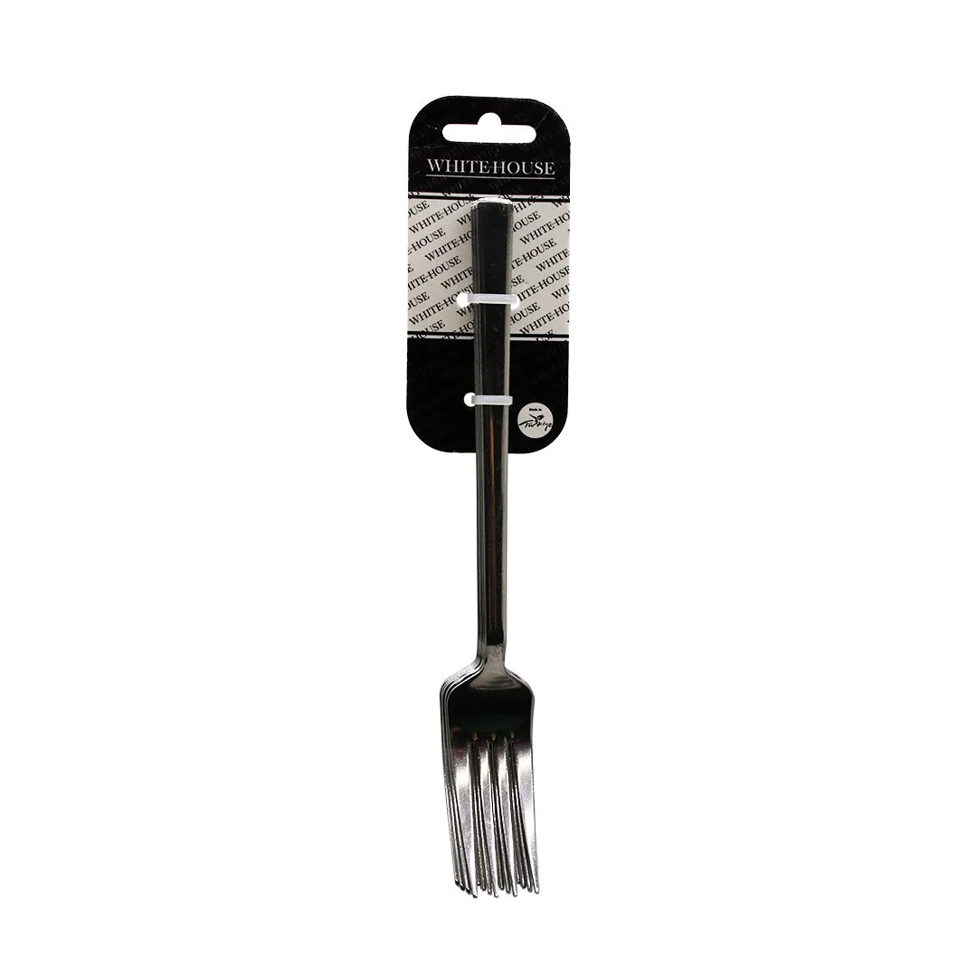 6 Parça Eko Çubuk Sade Metal Yemek Çatal 2MM