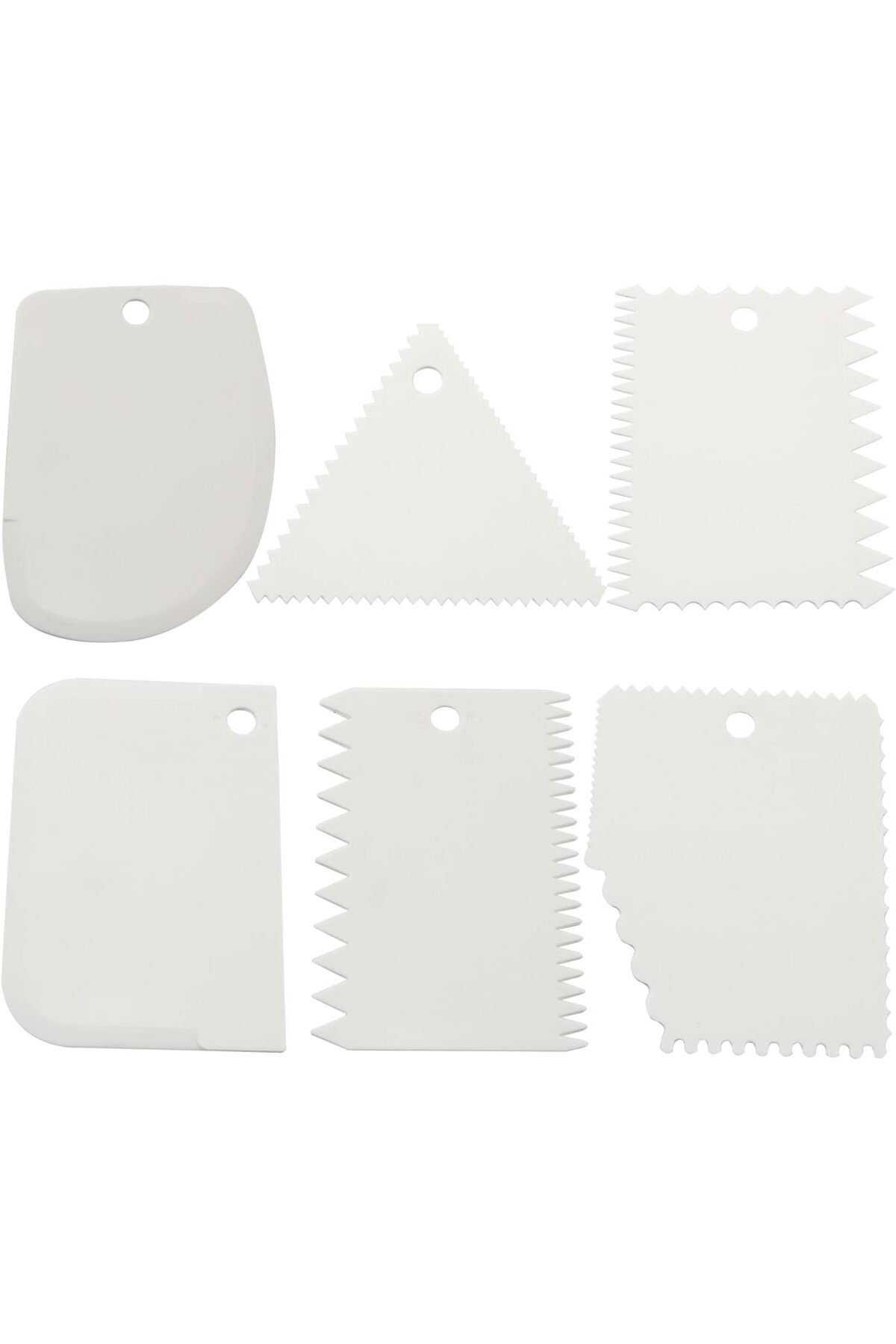 6 Parça Hamur Şekillendirici Hamur Kazıma Kesme Aparatı