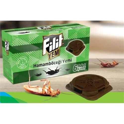 6 Parça  Karınca Ve Hamam Böcek Yemi 6ay Etkili - İstasyon - 9gr Bx40