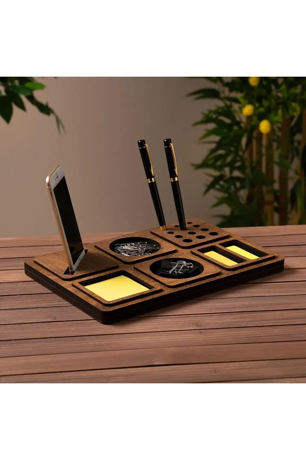 6 Parça Masaüstü Organizer Ceviz 1174074