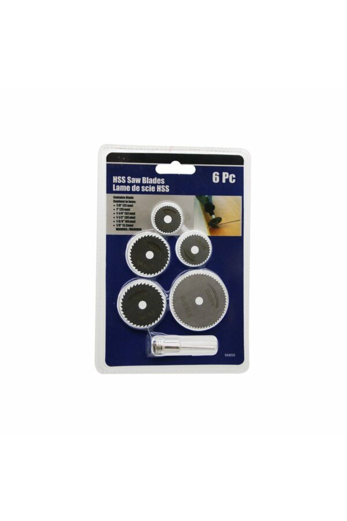 Ok Aksesuar 6 Parça Mini Yuvarlak Testere Biçaklari 22---44Mm  Go50604484650