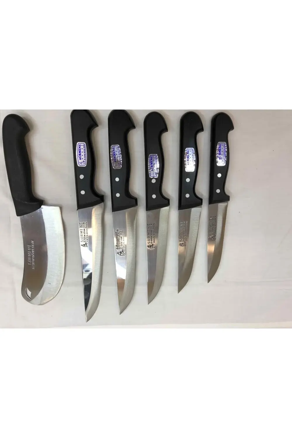 6 Parça Orijinal Trabzon El Yapımı Dövme Çelilk Mutfak Stili Satı