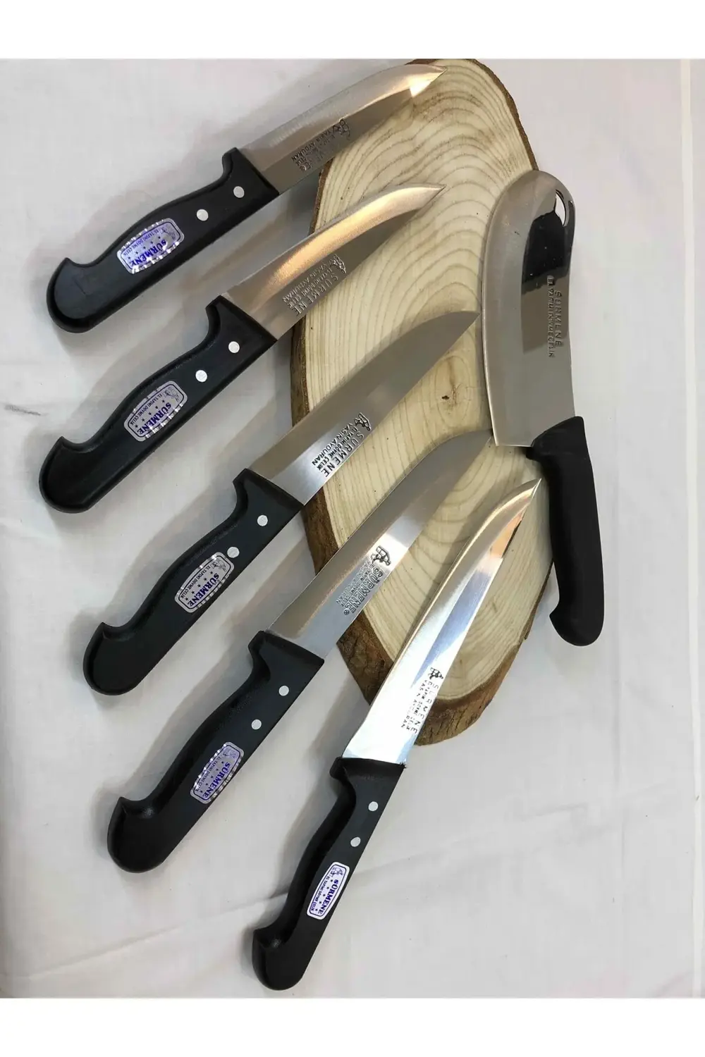 6 Parça Orijinal Trabzon El Yapımı Dövme Çelilk Mutfak Stili Satı