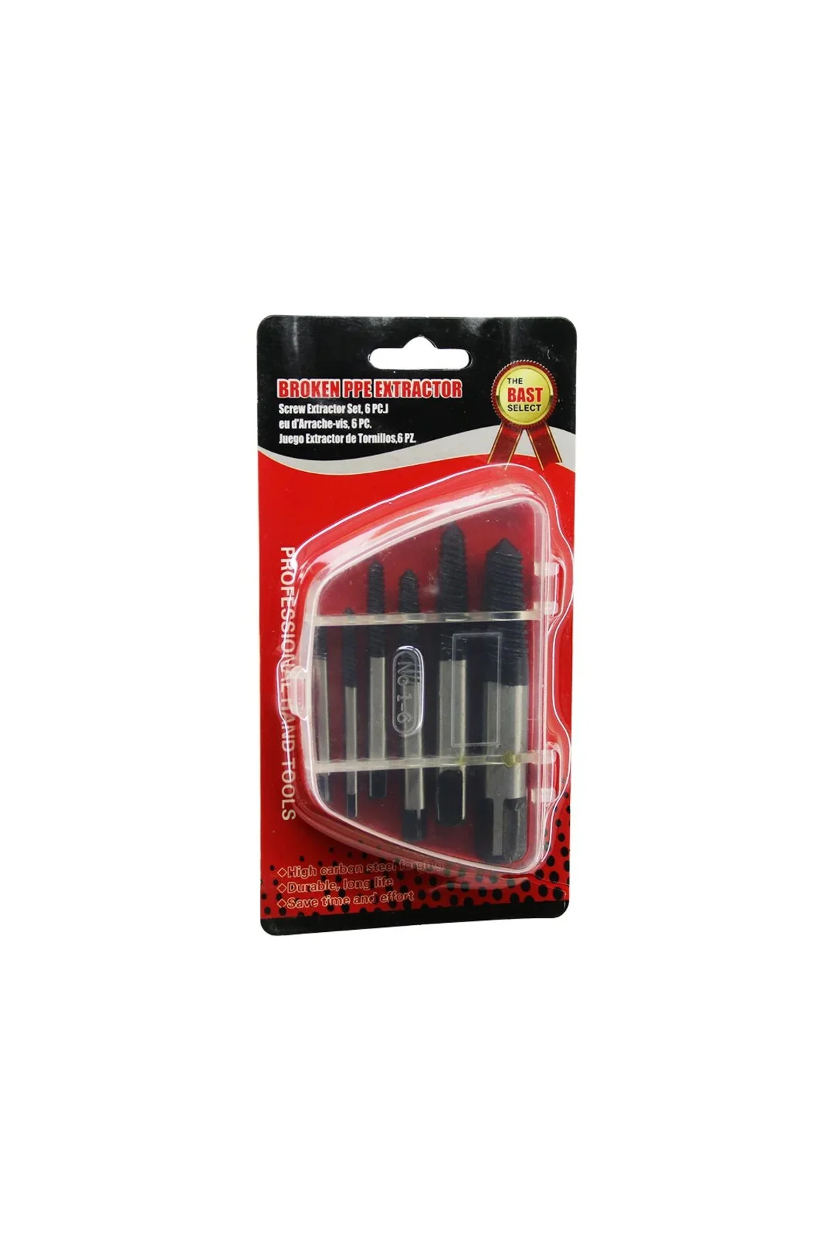 6 Pcs Hasarlı Vida Çıkarıcı Set - Sola Dönen Klavuz Uç 6 Pcs Hasarlı Vida Çıkarıcı Set - Sola Dönen Klavuz Uç