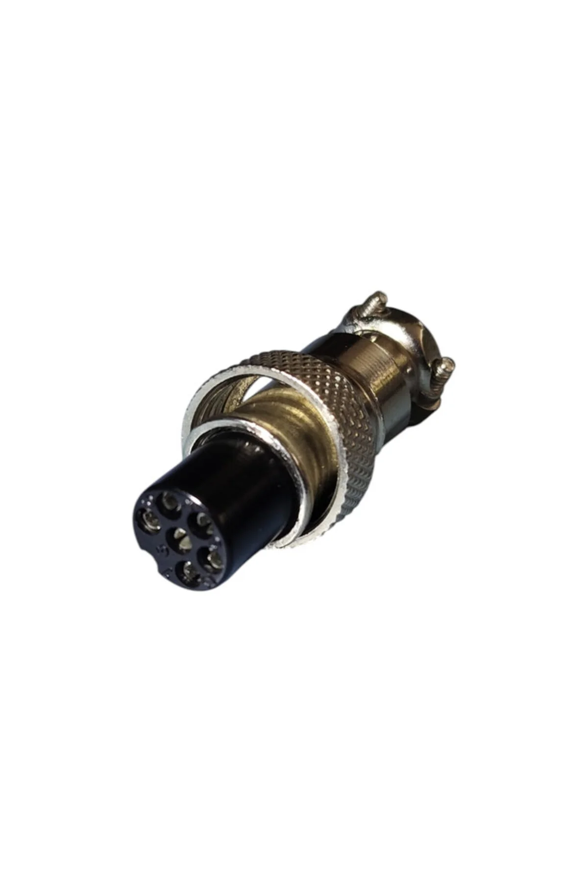6 Pinli Dişi Mini Mayk Soket M12 - 12mm 6 Pinli Dişi Mini Mayk Soket M12 - 12mm