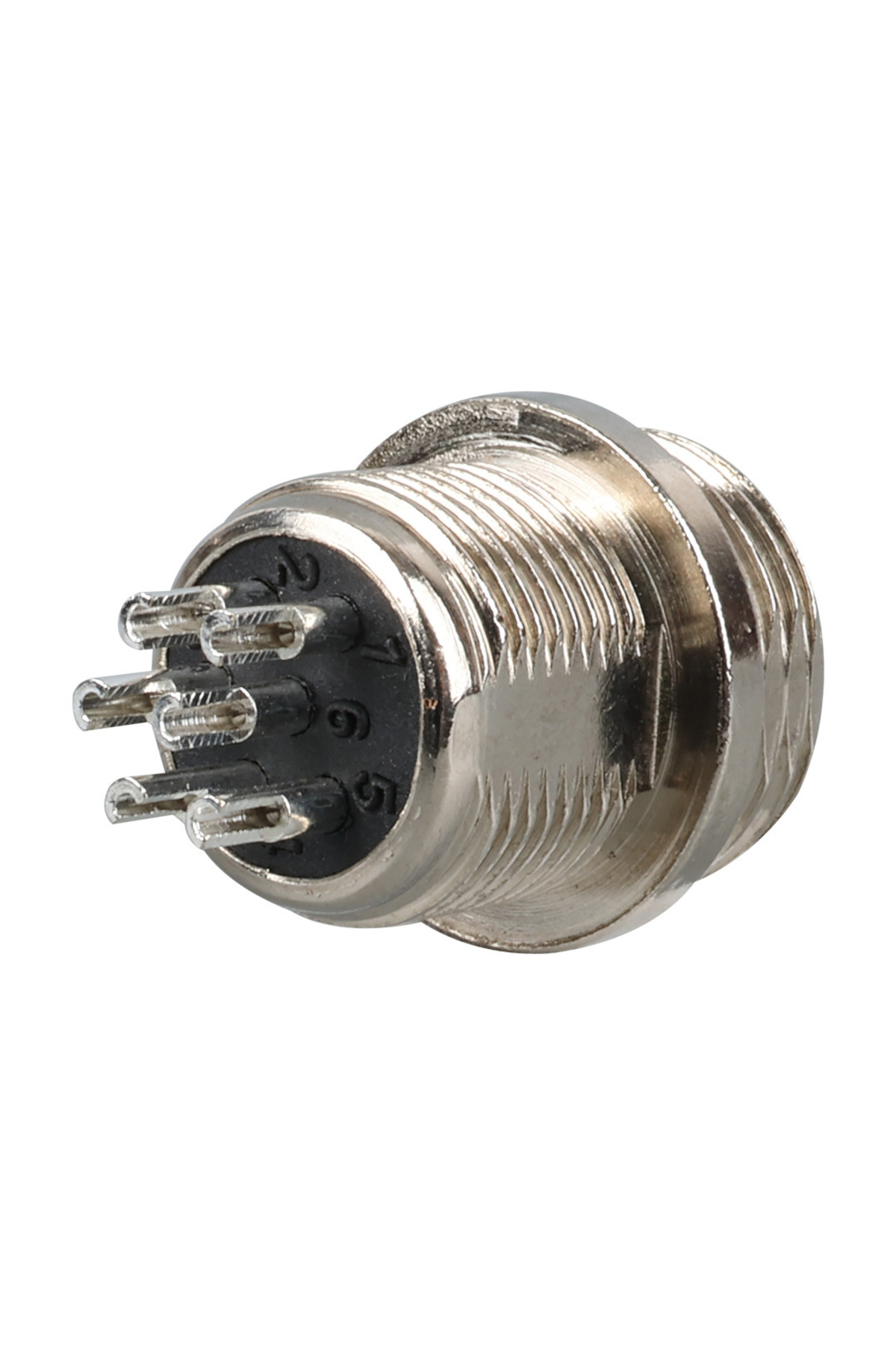 6 PİNLİ MINI MAYK FİŞ ERKEK ŞASE (5122)