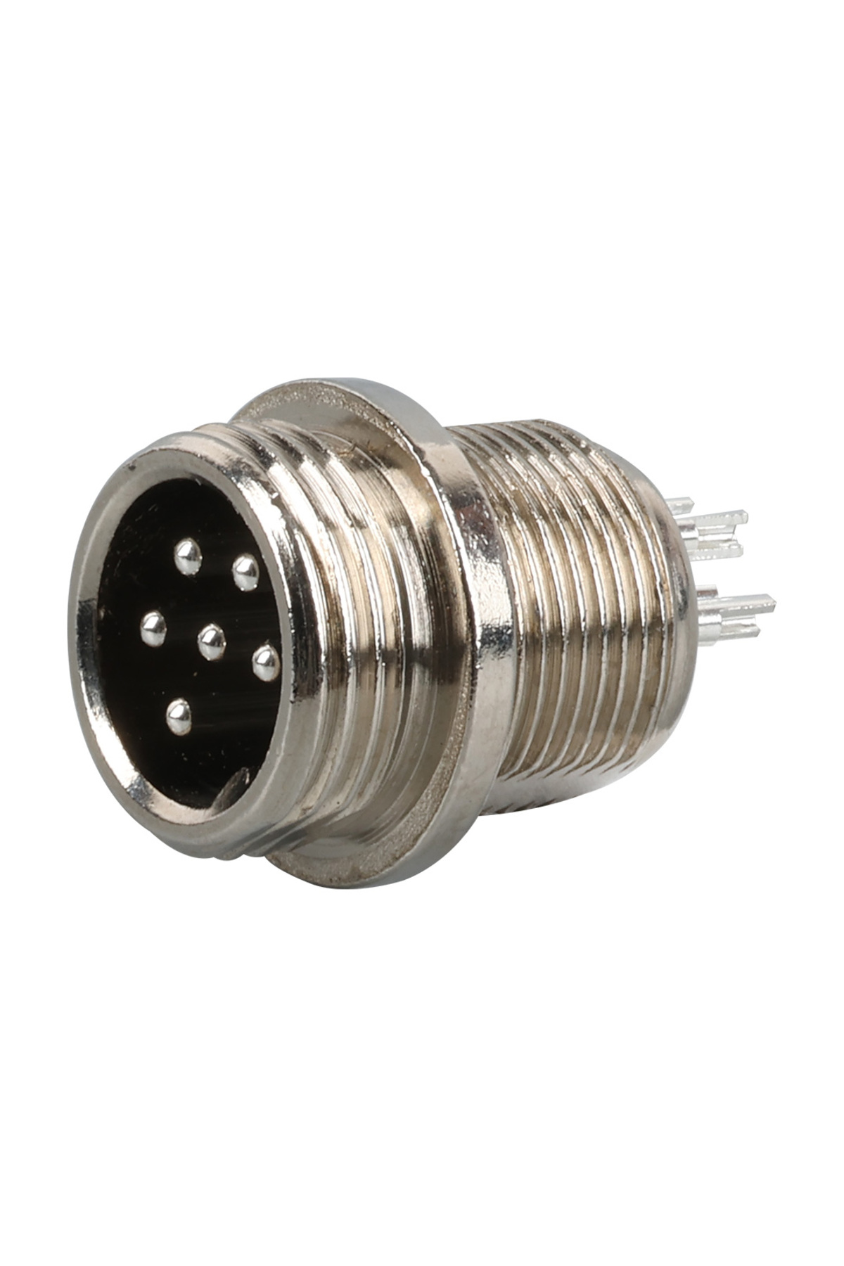 6 PİNLİ MINI MAYK FİŞ ERKEK ŞASE (4767) - SFL8764-4563