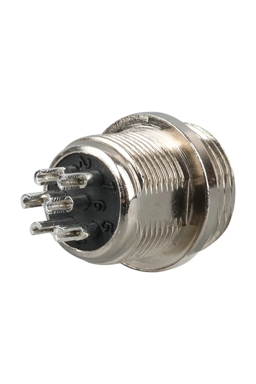 6 PİNLİ MINI MAYK FİŞ ERKEK ŞASE (4767) - HBY8764-4563